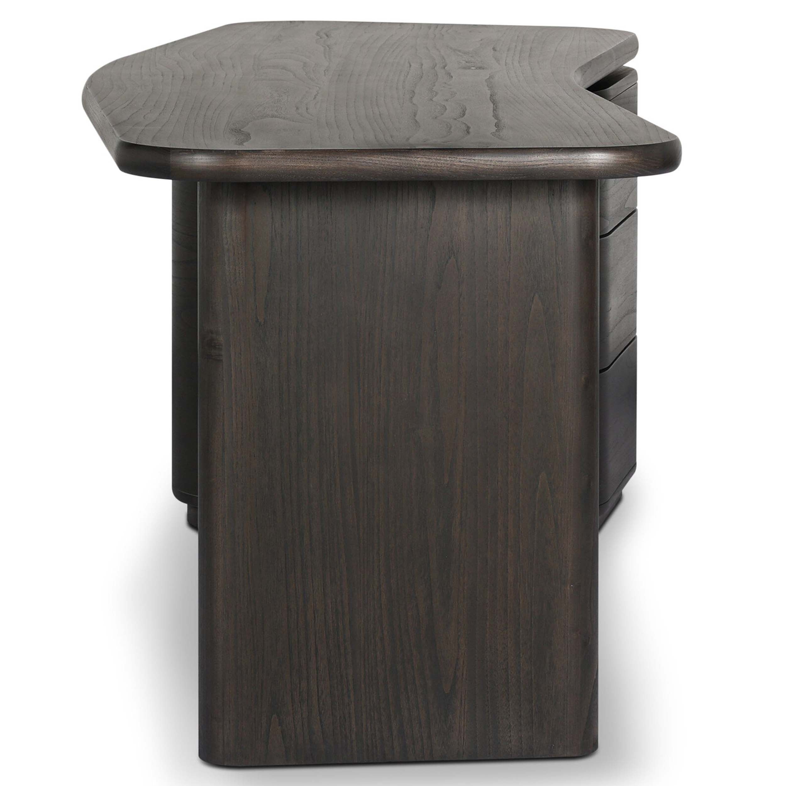 Hawthorne Desk, Smoked Black Sungkai Veneer