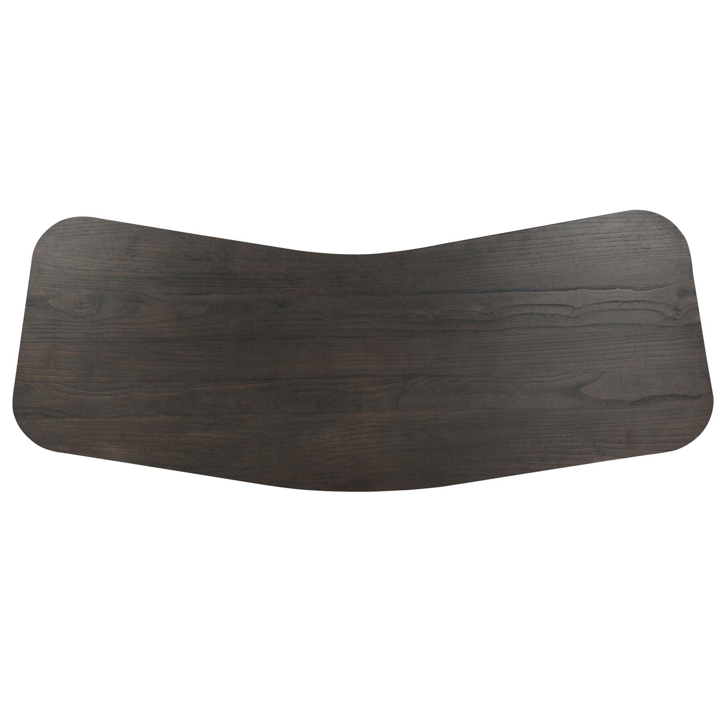 Hawthorne Desk, Smoked Black Sungkai Veneer