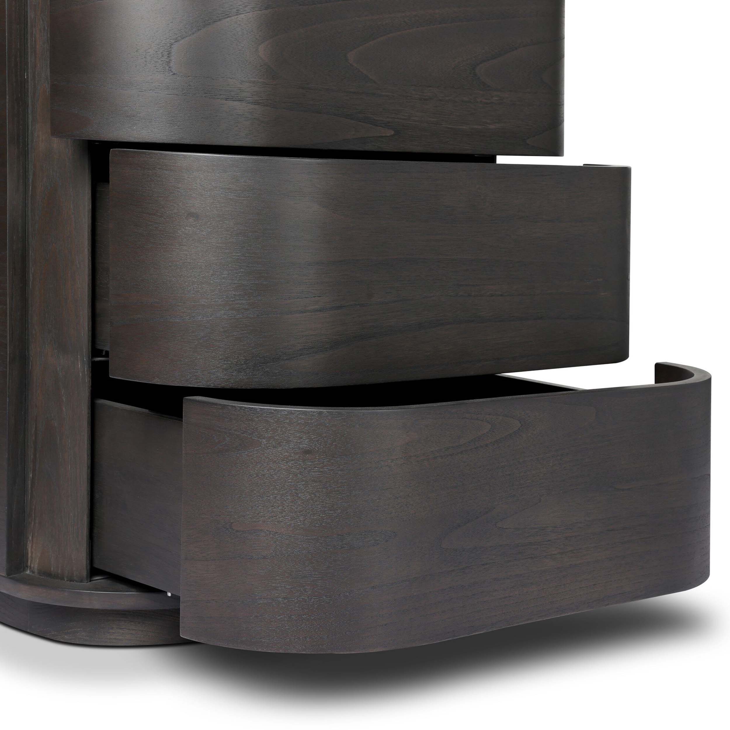 Hawthorne Desk, Smoked Black Sungkai Veneer