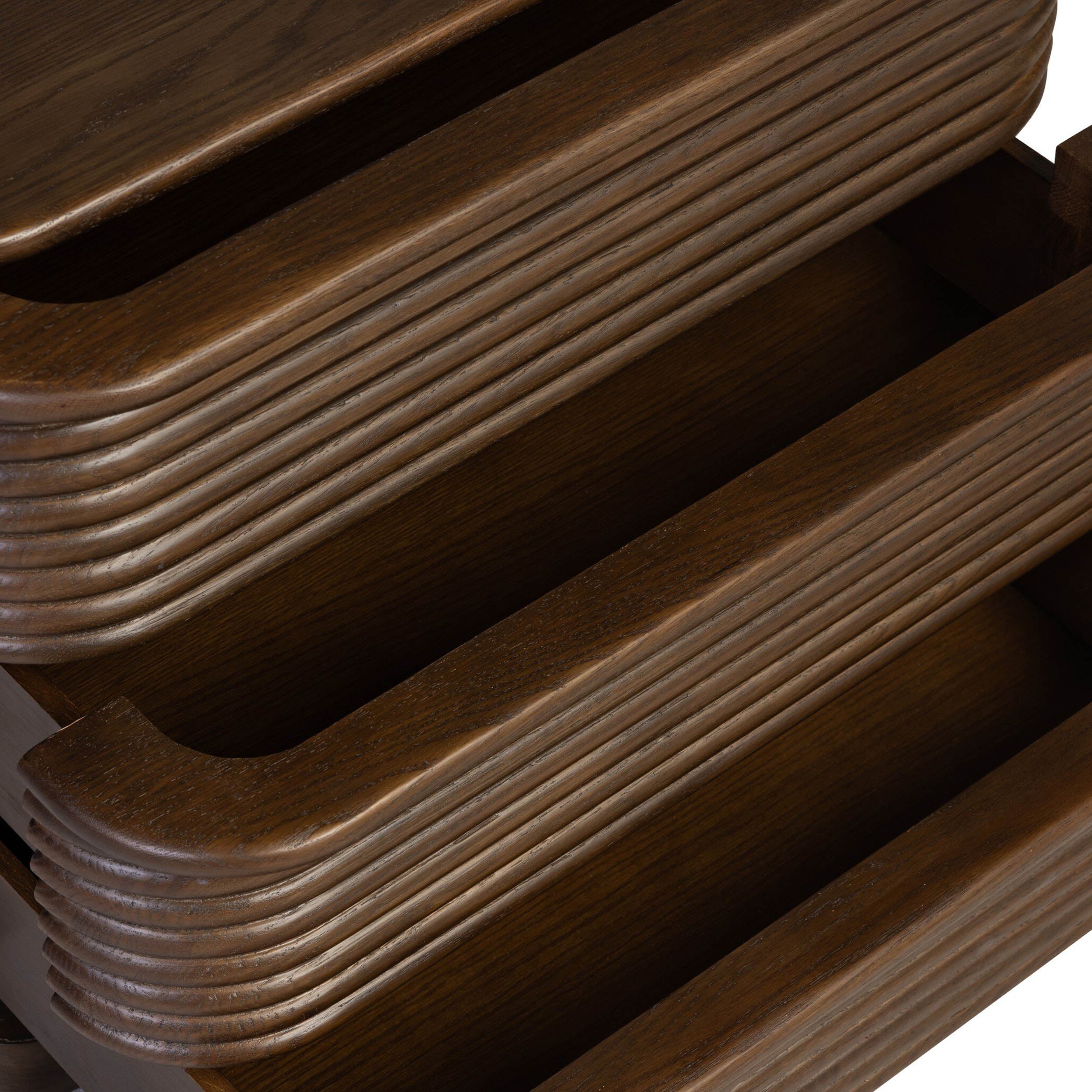 Benny Nightstand, Spiced Oak Veneer