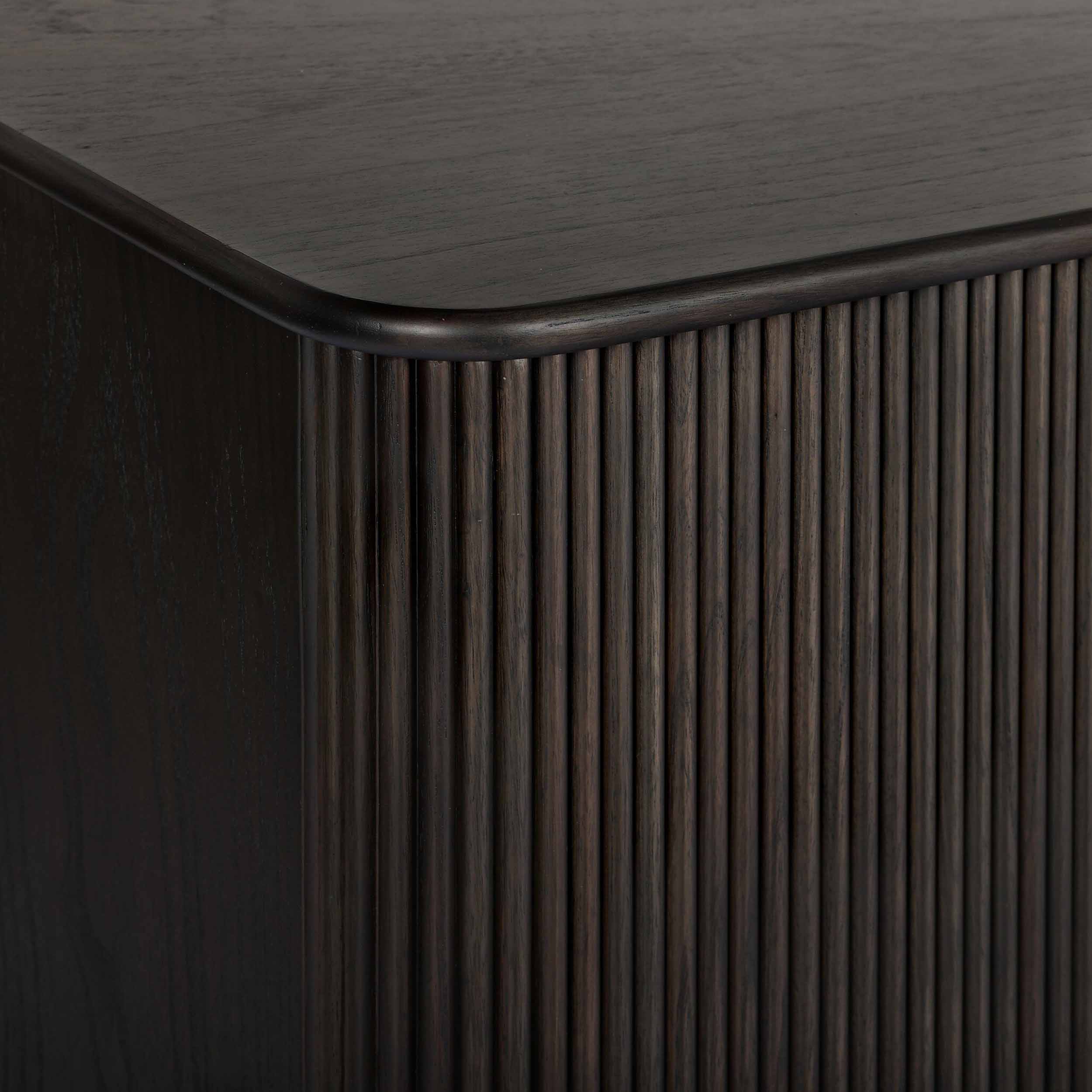 Ona Media Console, Smoked Black Mindi