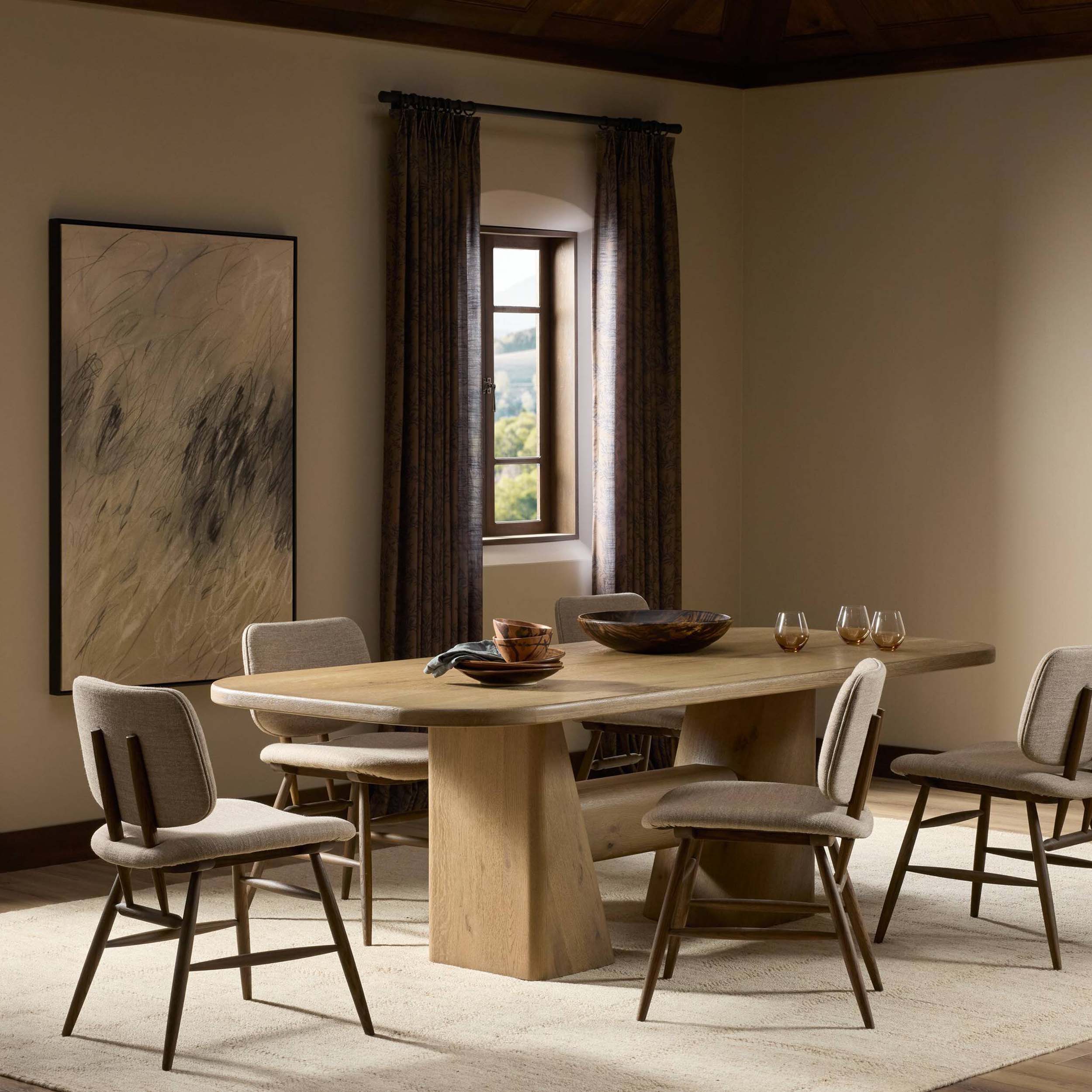 Herschel Dining Table, Drifted Oak