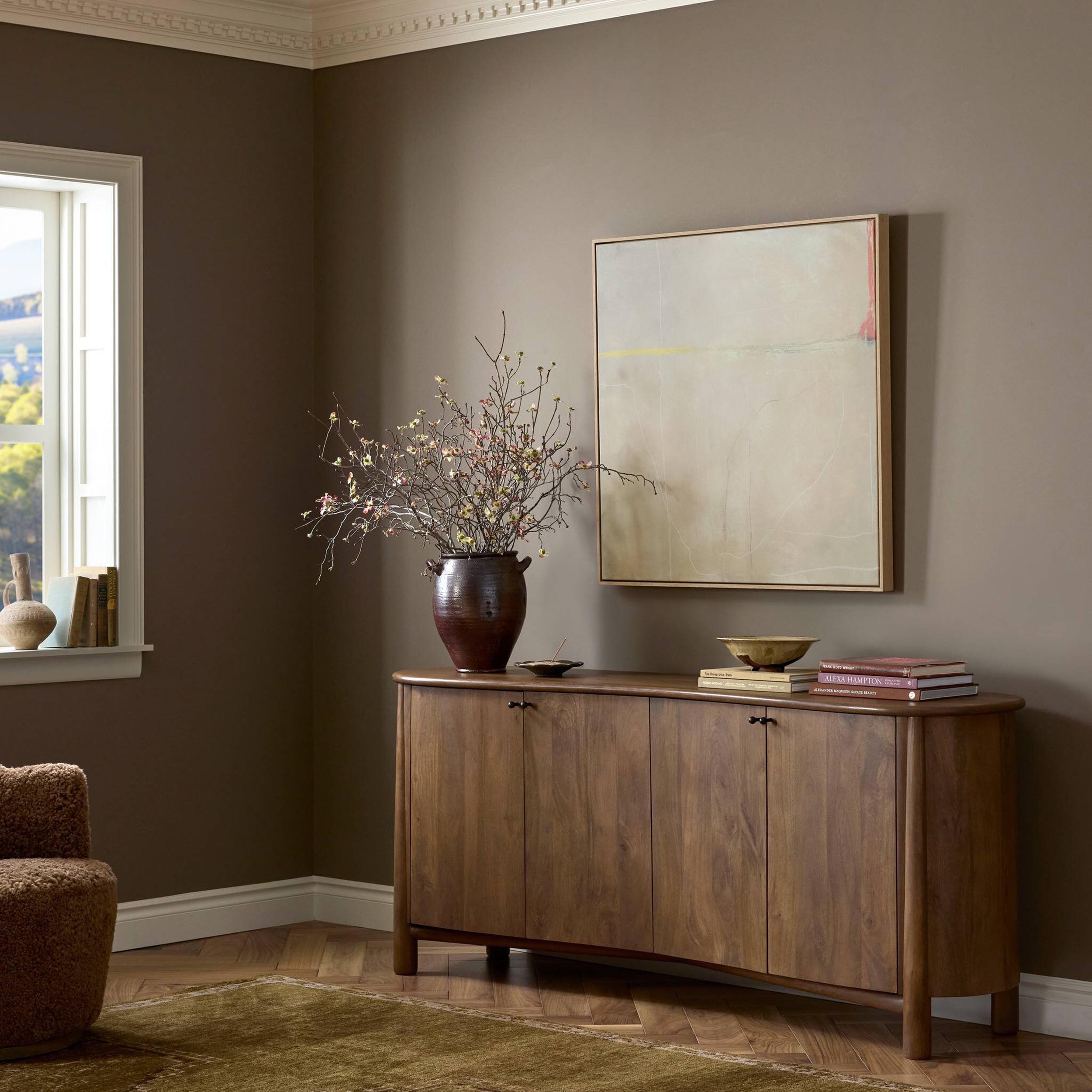 Tindra Sideboard, Washed Taupe Mango