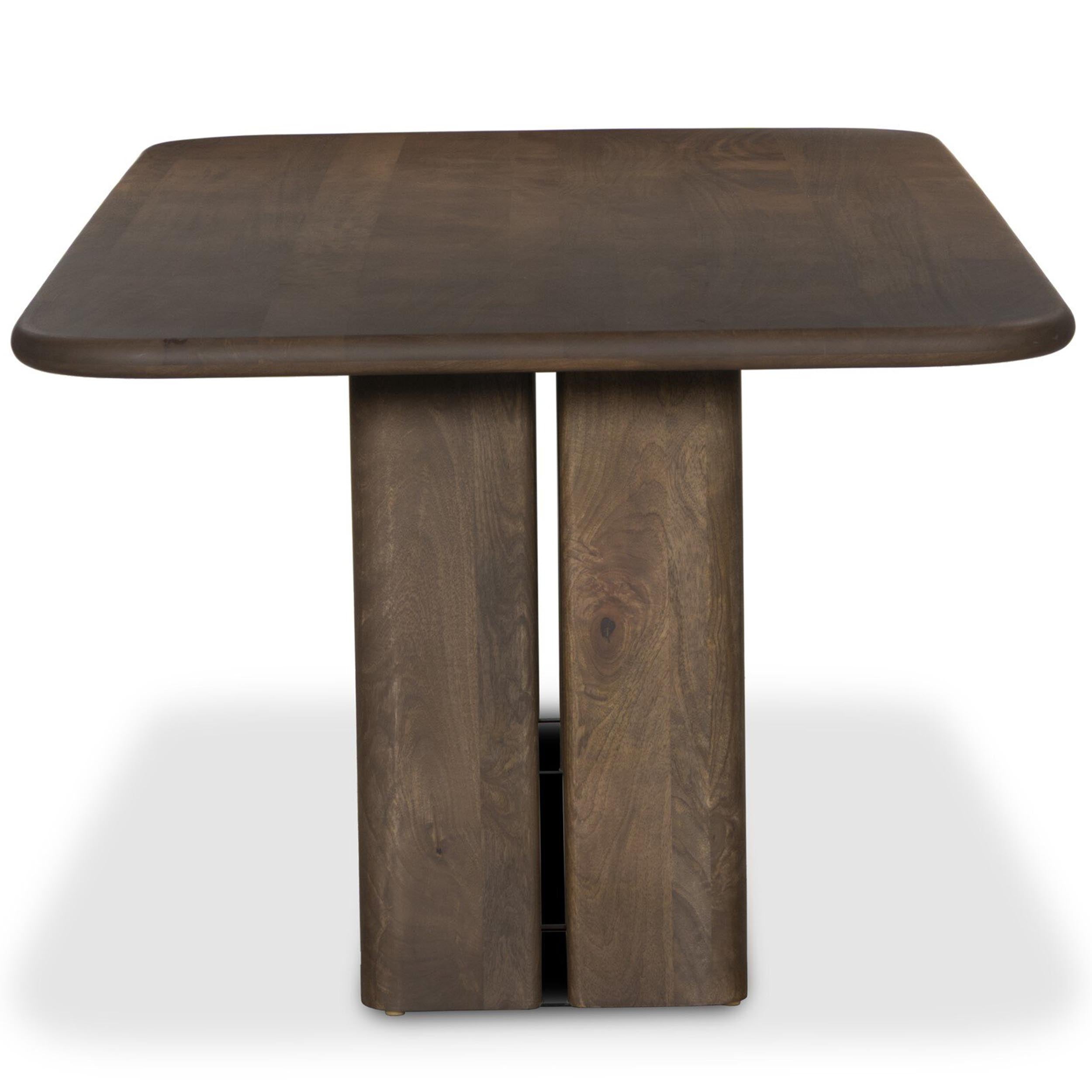 Rishi Dining Table, Washed Taupe Mango