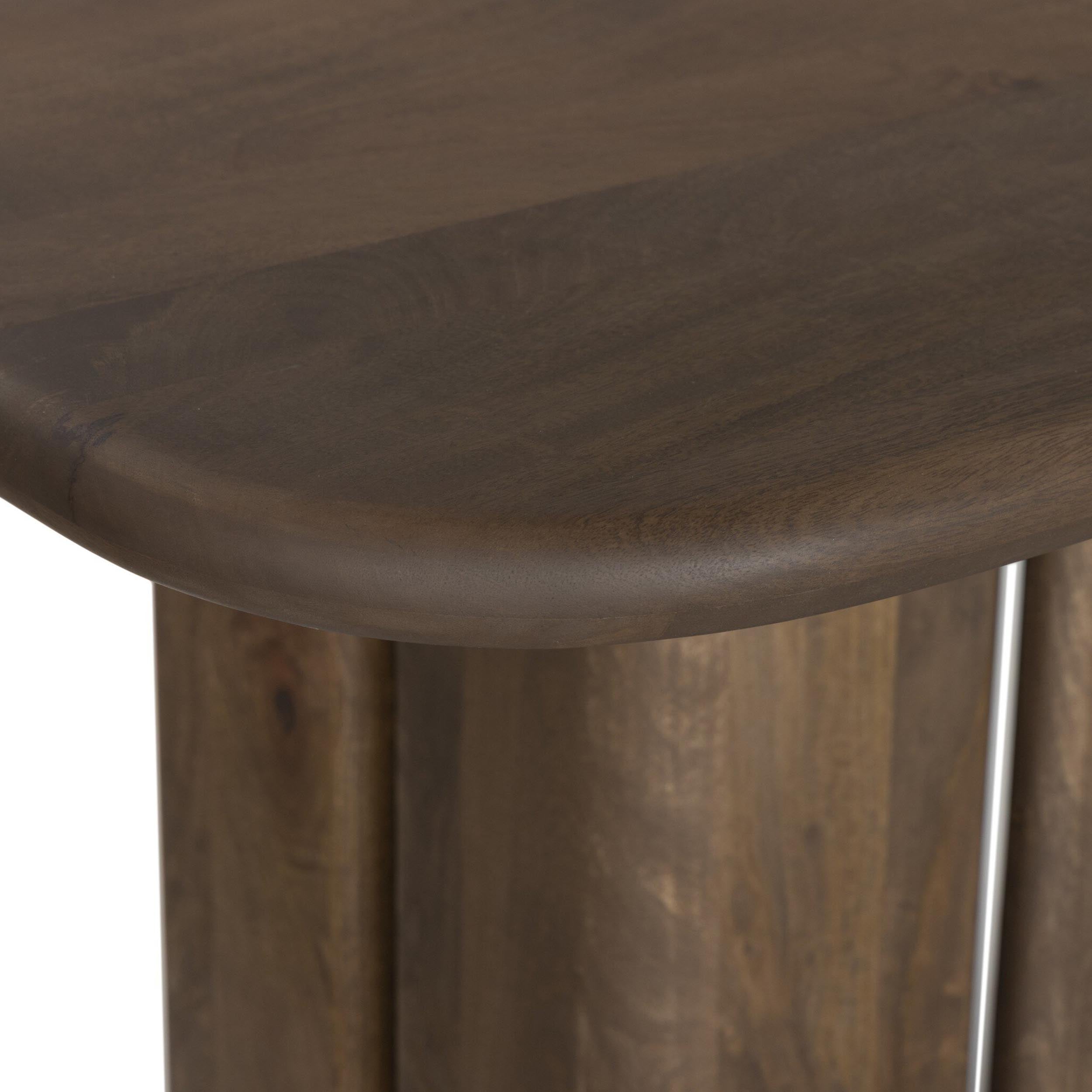 Rishi Dining Table, Washed Taupe Mango