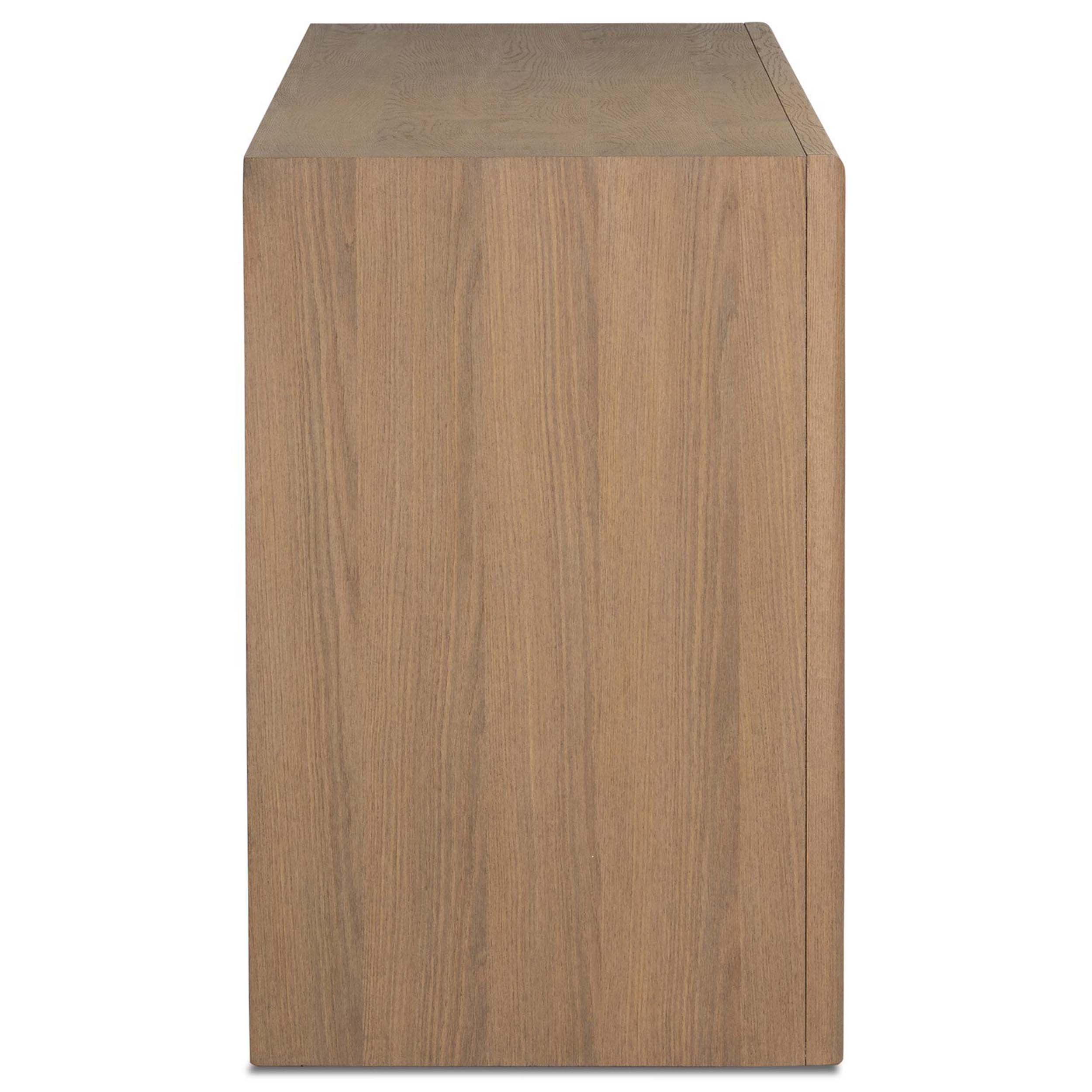 Analisa 9 Drawer Dresser, Sandy Oak Veneer
