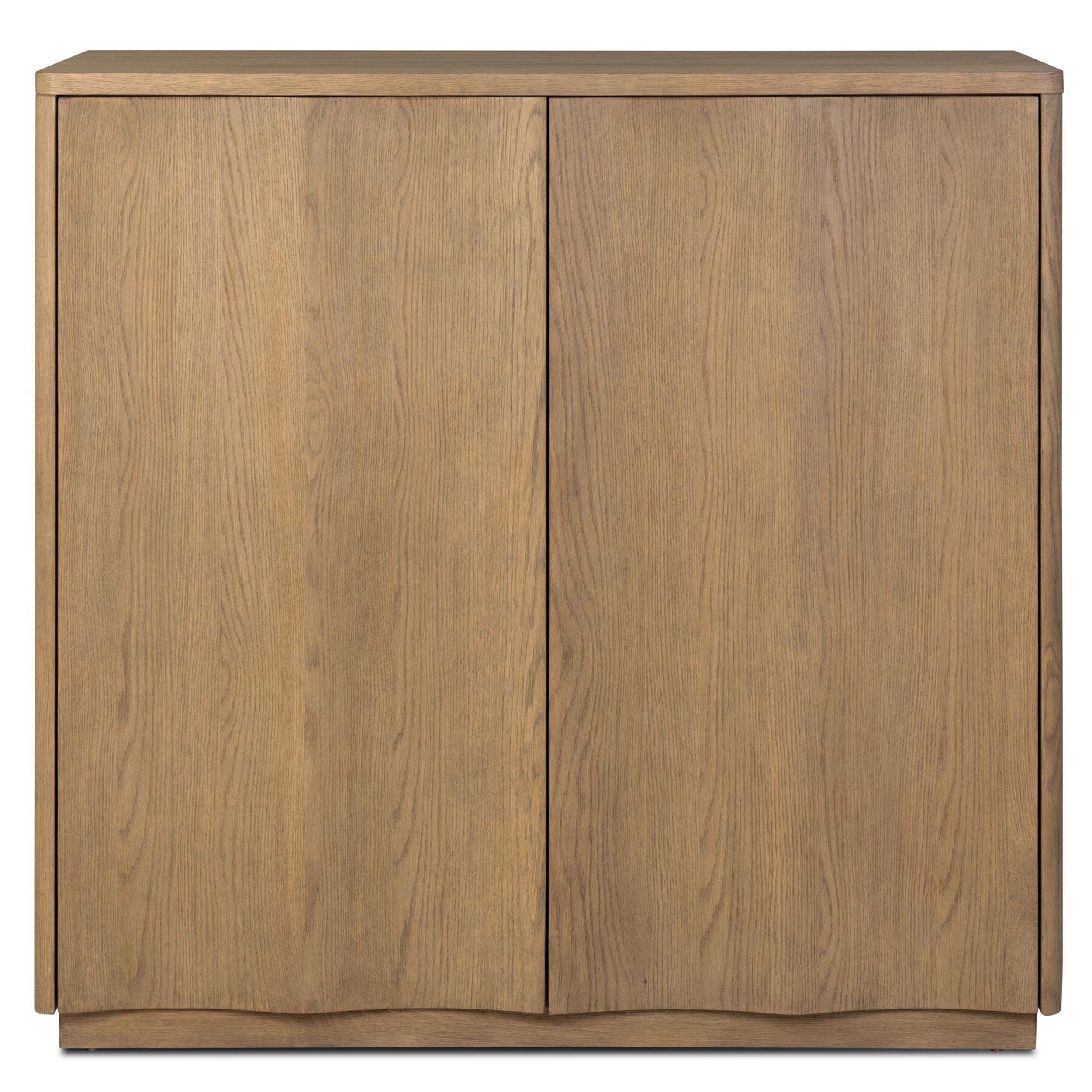 Brookhurst Small Cabinet, Drifted Oak Veneer