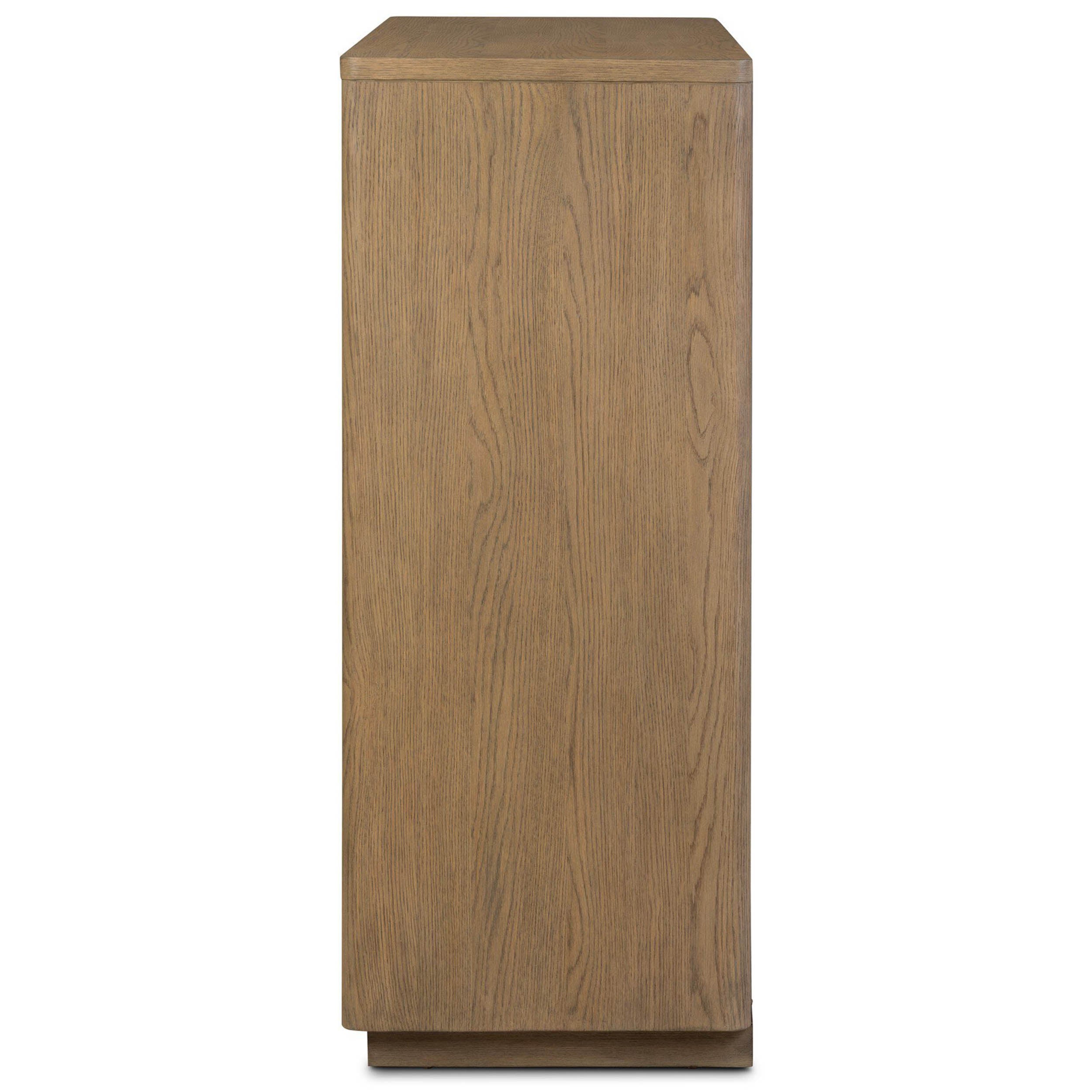 Brookhurst Small Cabinet, Drifted Oak Veneer
