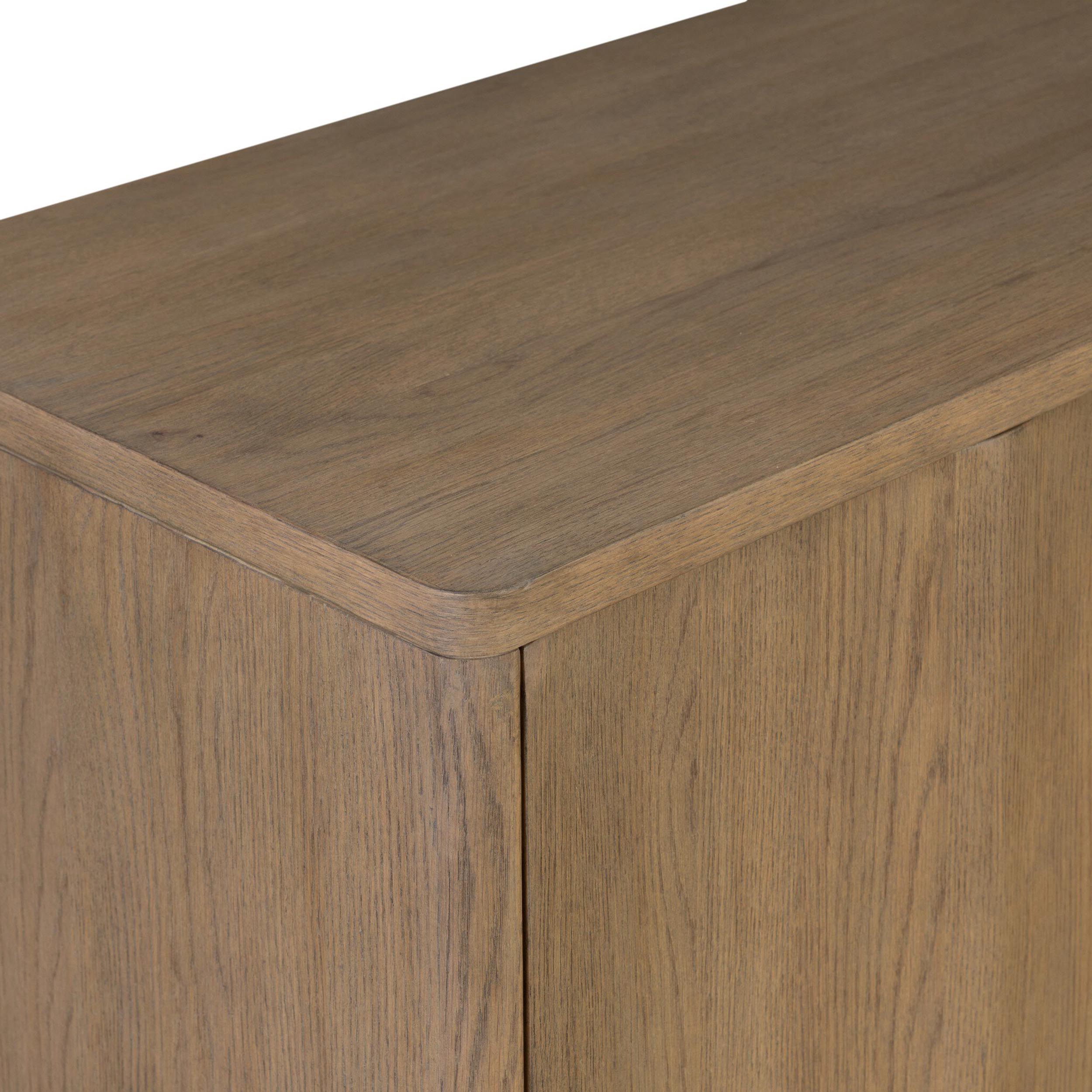 Brookhurst Small Cabinet, Drifted Oak Veneer