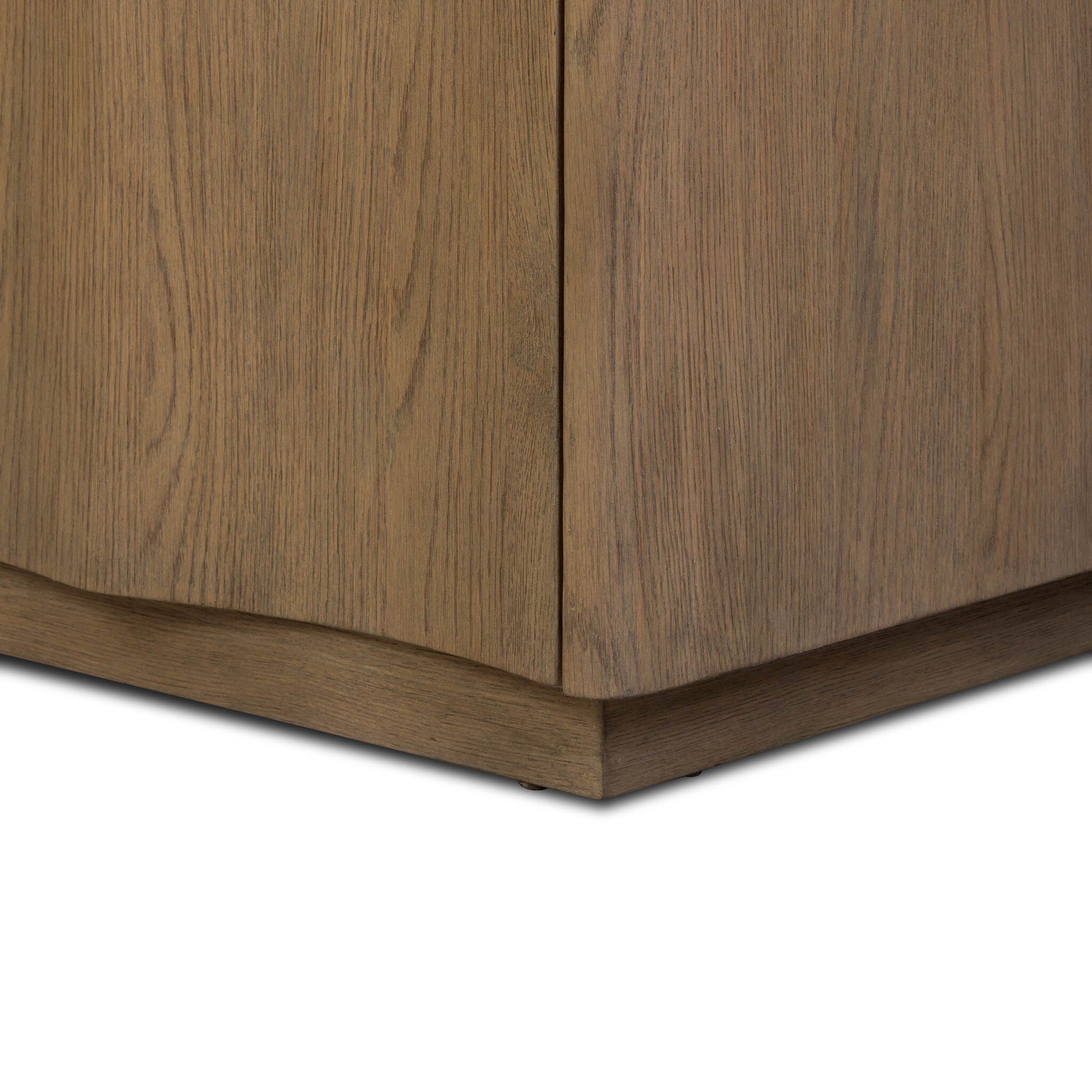 Brookhurst Small Cabinet, Drifted Oak Veneer
