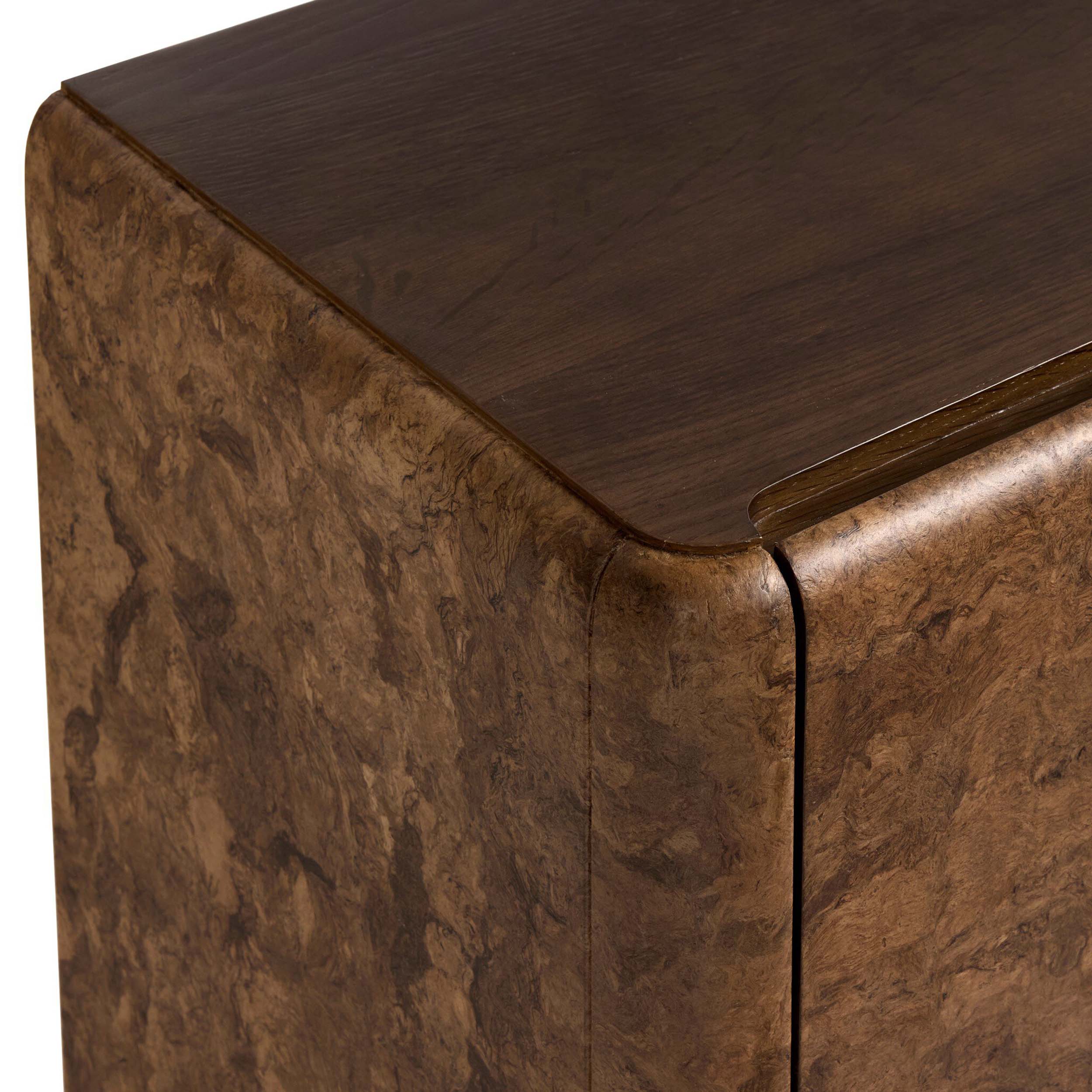 Cambros Media Console, Dark Bark Paper