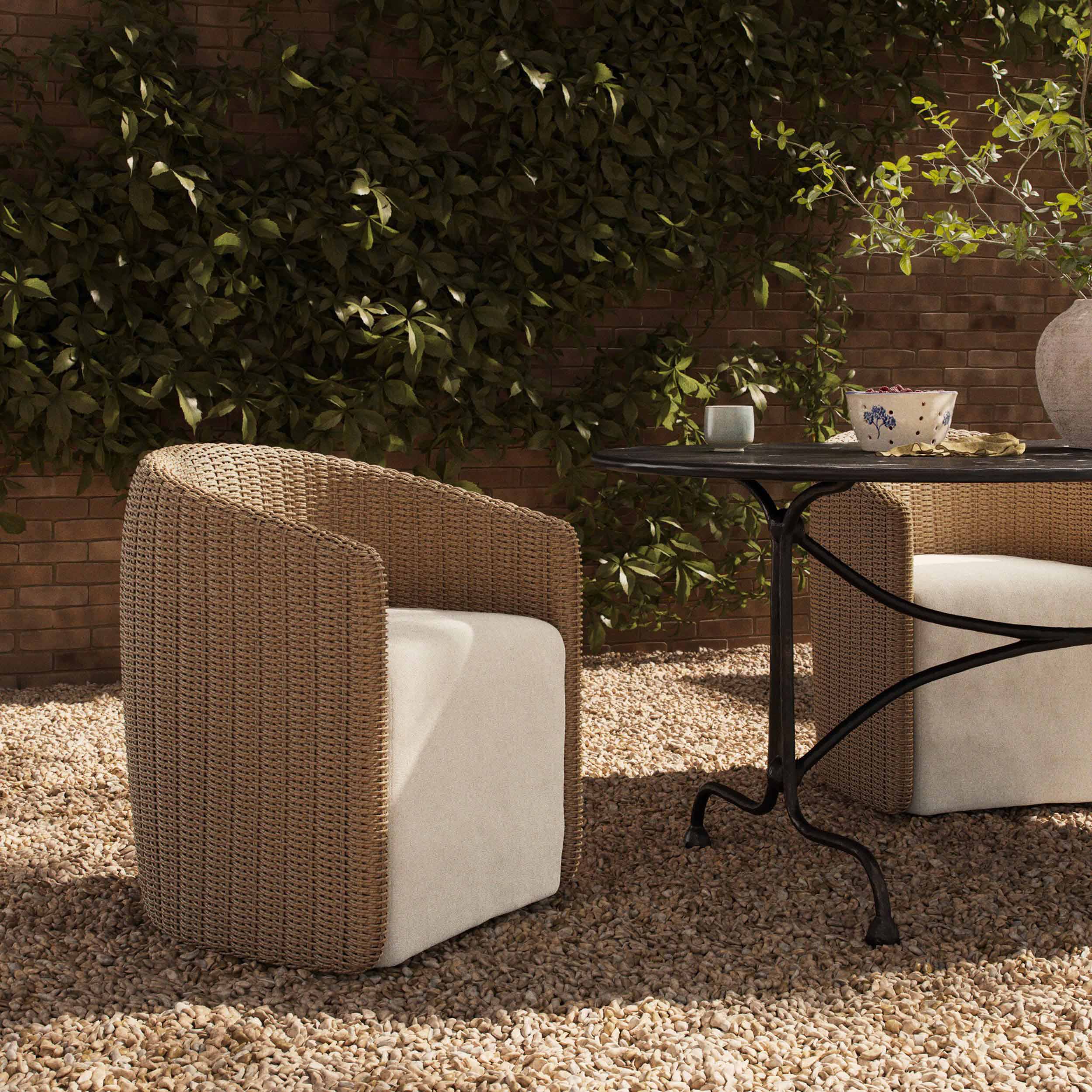 Maven Outdoor Dining Chair, Alessi Linen