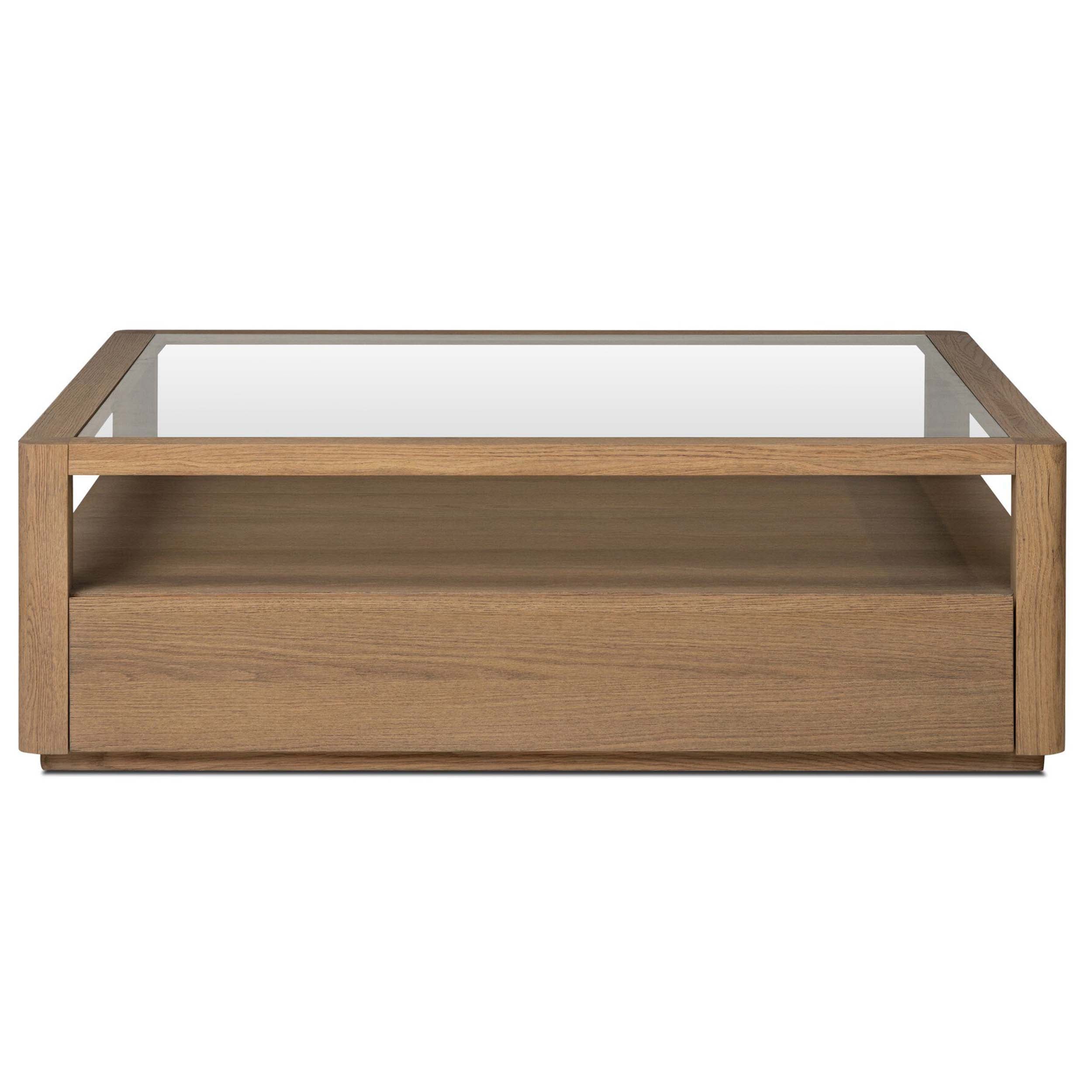 Shiloh Coffee Table, Tempered Glass