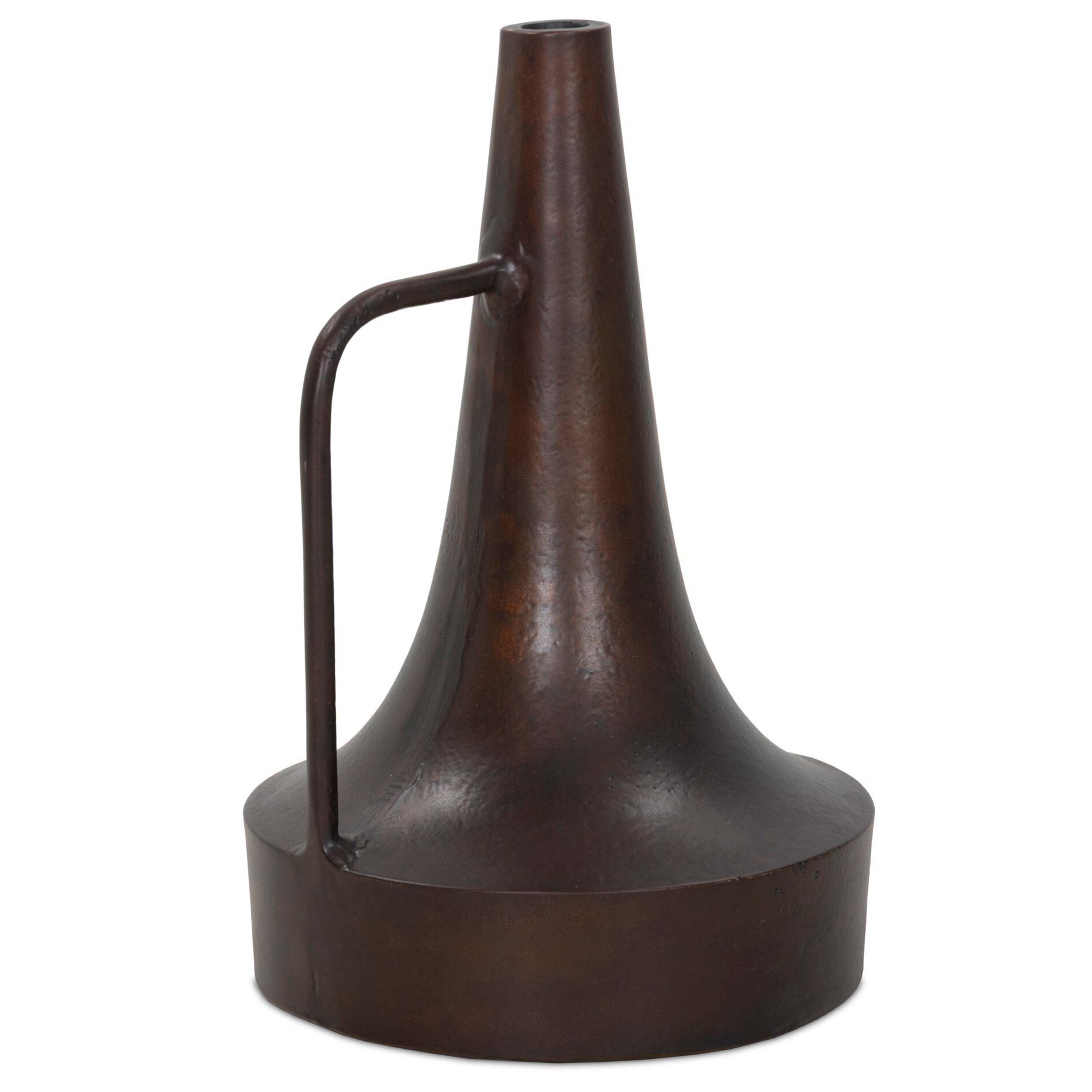 Tamba Vase Set, Antique Rust