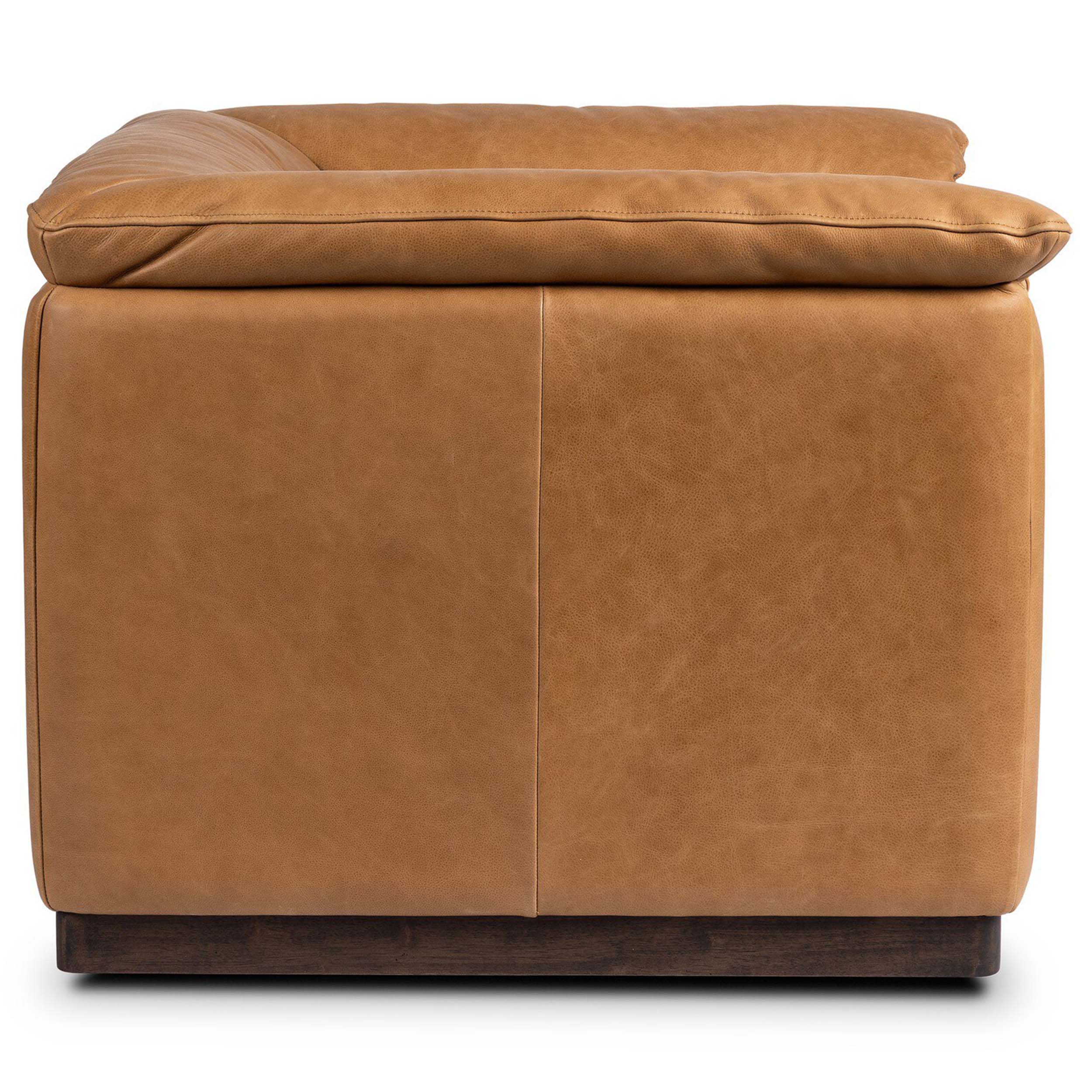 Santino Swivel Chair, Palermo Cognac