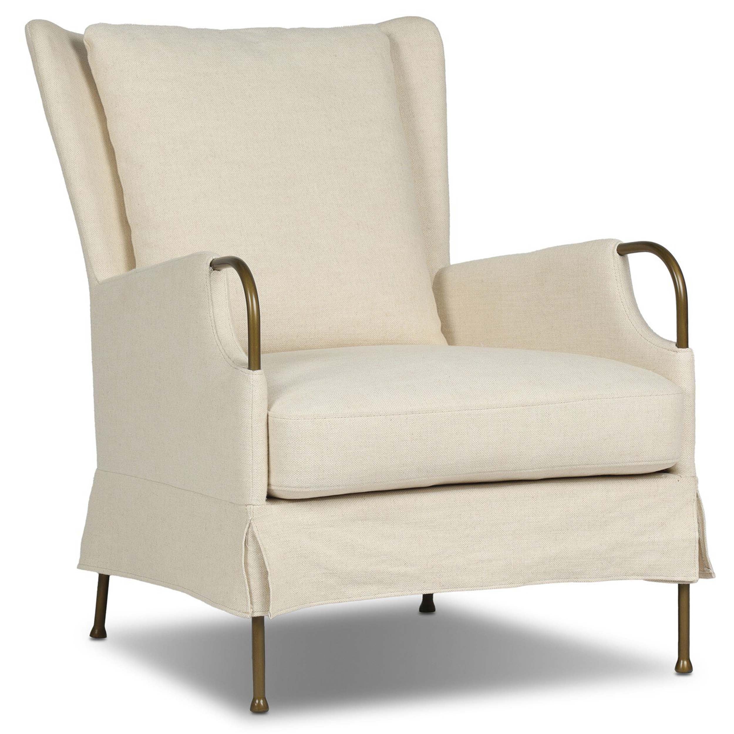 Jenaya Chair, Bergamo Parchment