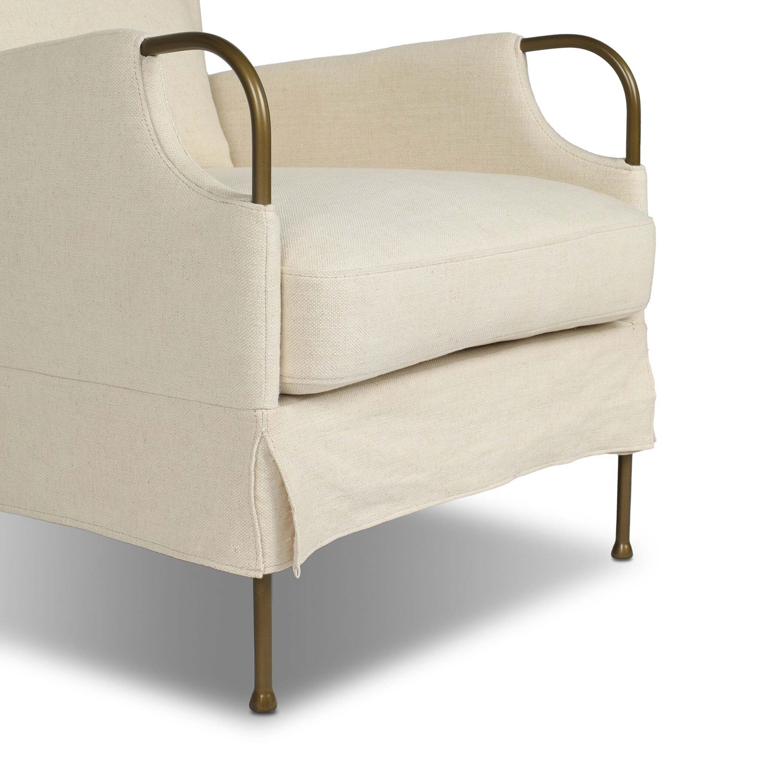 Jenaya Chair, Bergamo Parchment