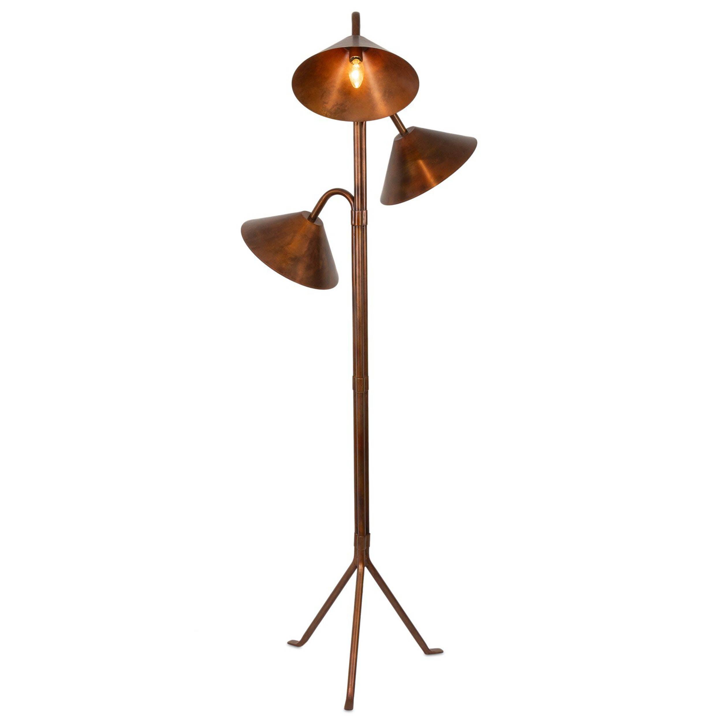 Asten Floor Lamp, Iridescent Acid Wash