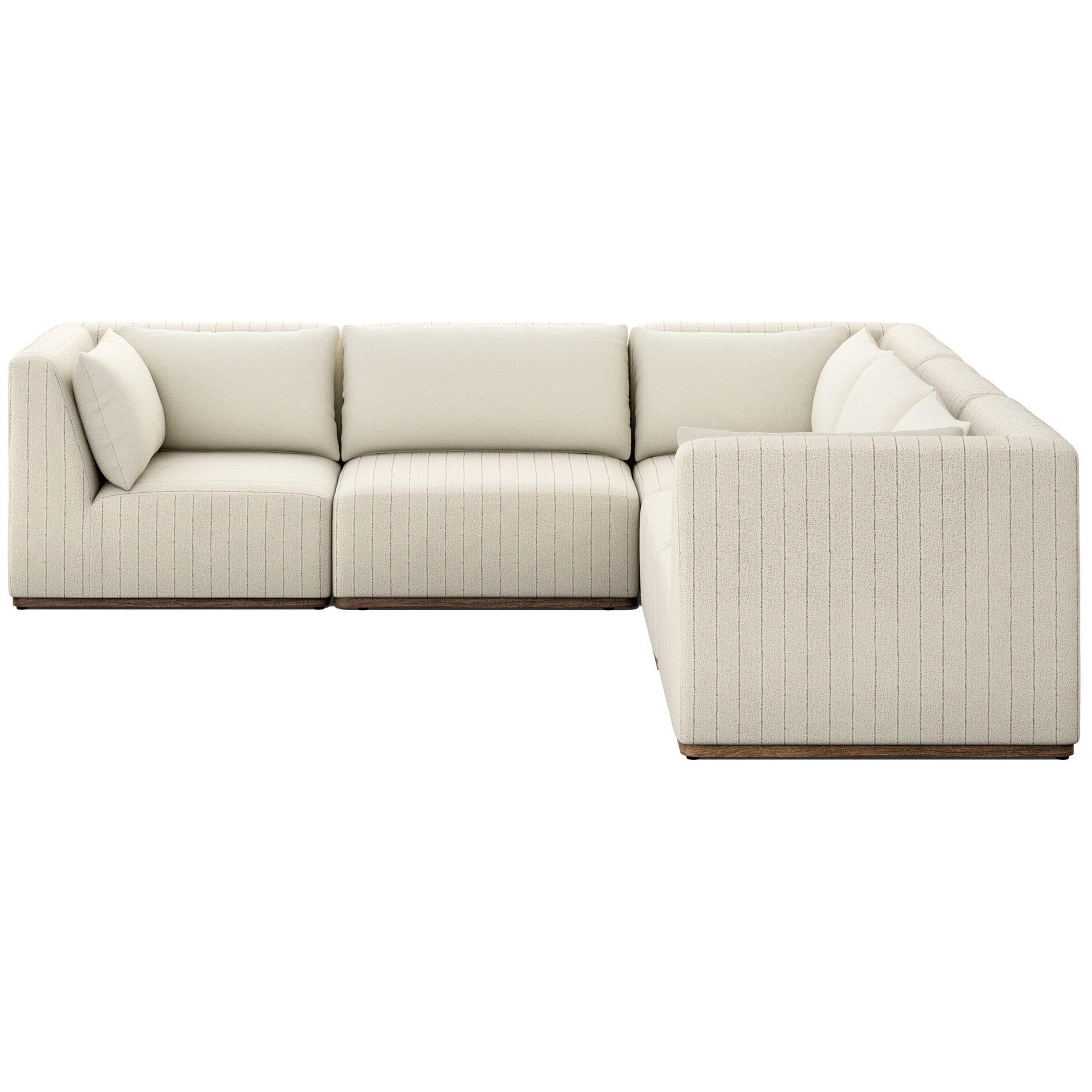 Adler Outdoor 5-Piece Sectional, Amalfi Natural