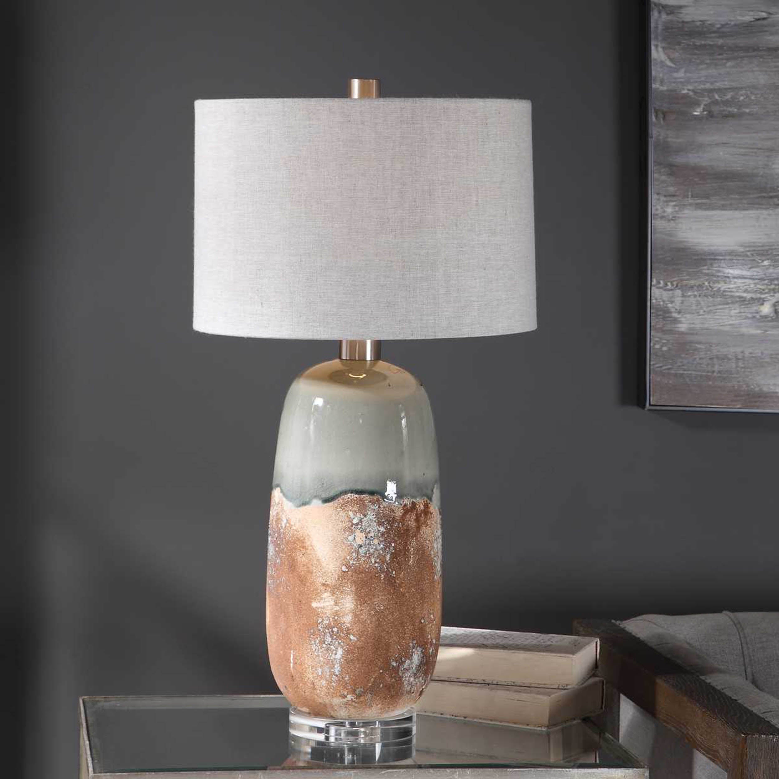 Maggie Table Lamp, Terracotta Rust