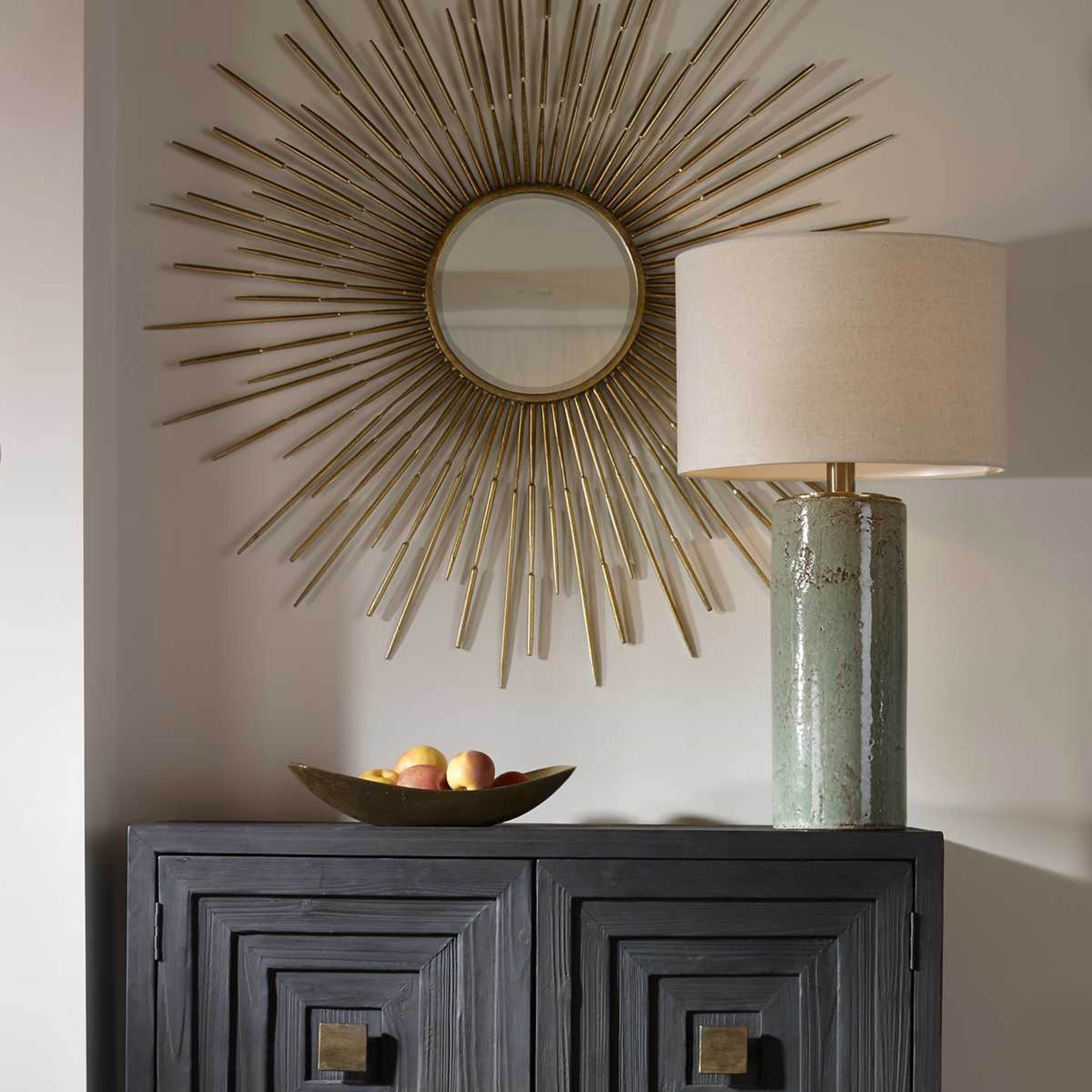 Callais Table Lamp, Sage Green