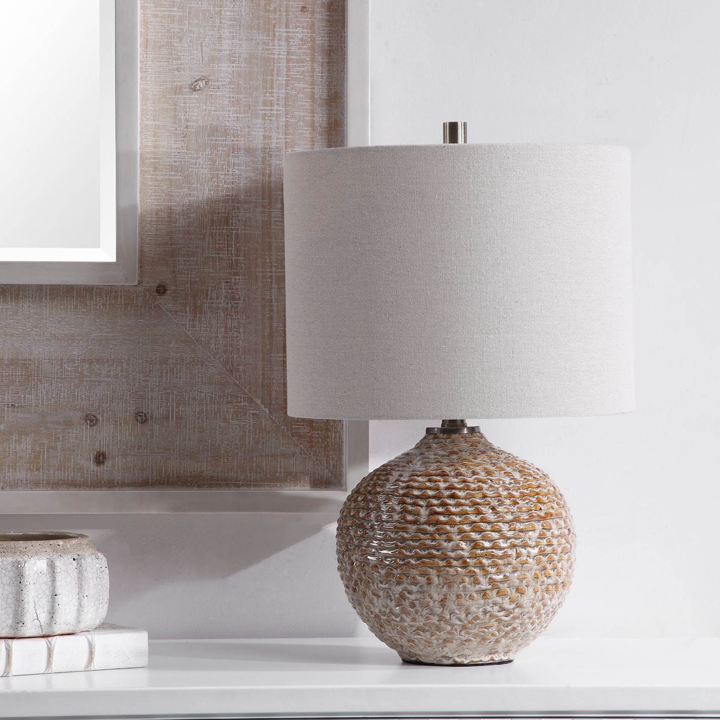 Lagos Table Lamp, Rust