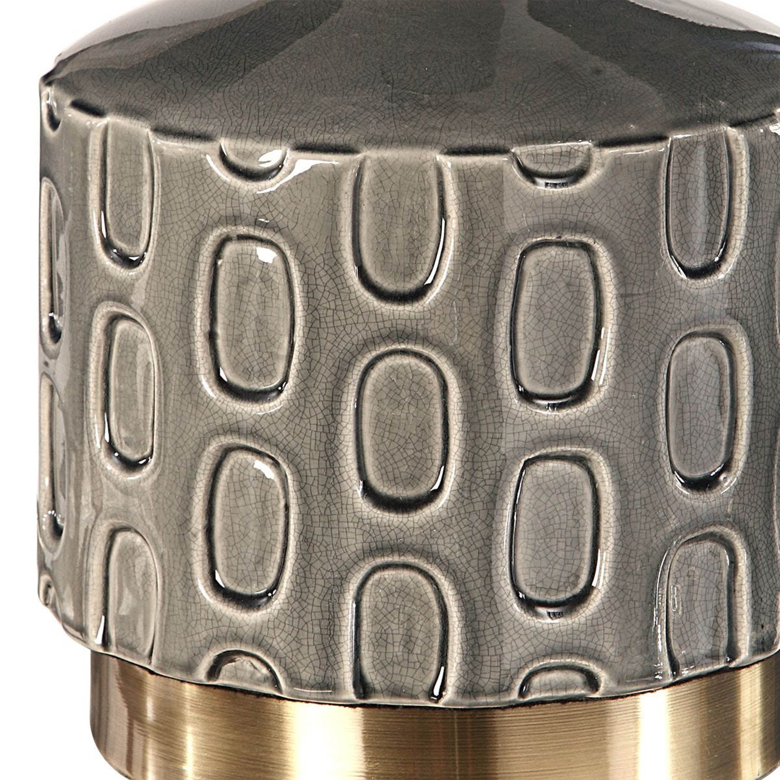 Darrin Table Lamp, Grey