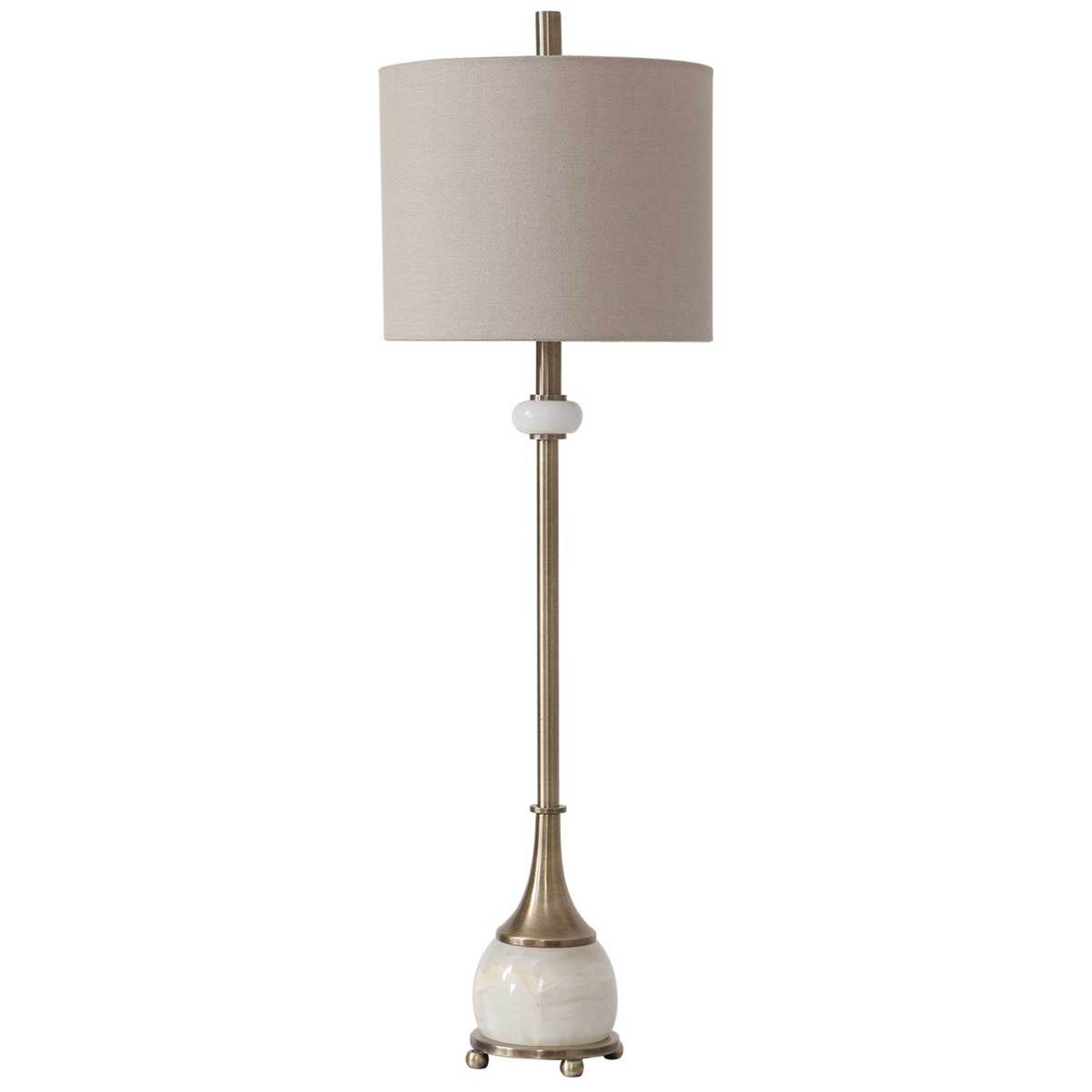 Natania Buffet Lamp, White