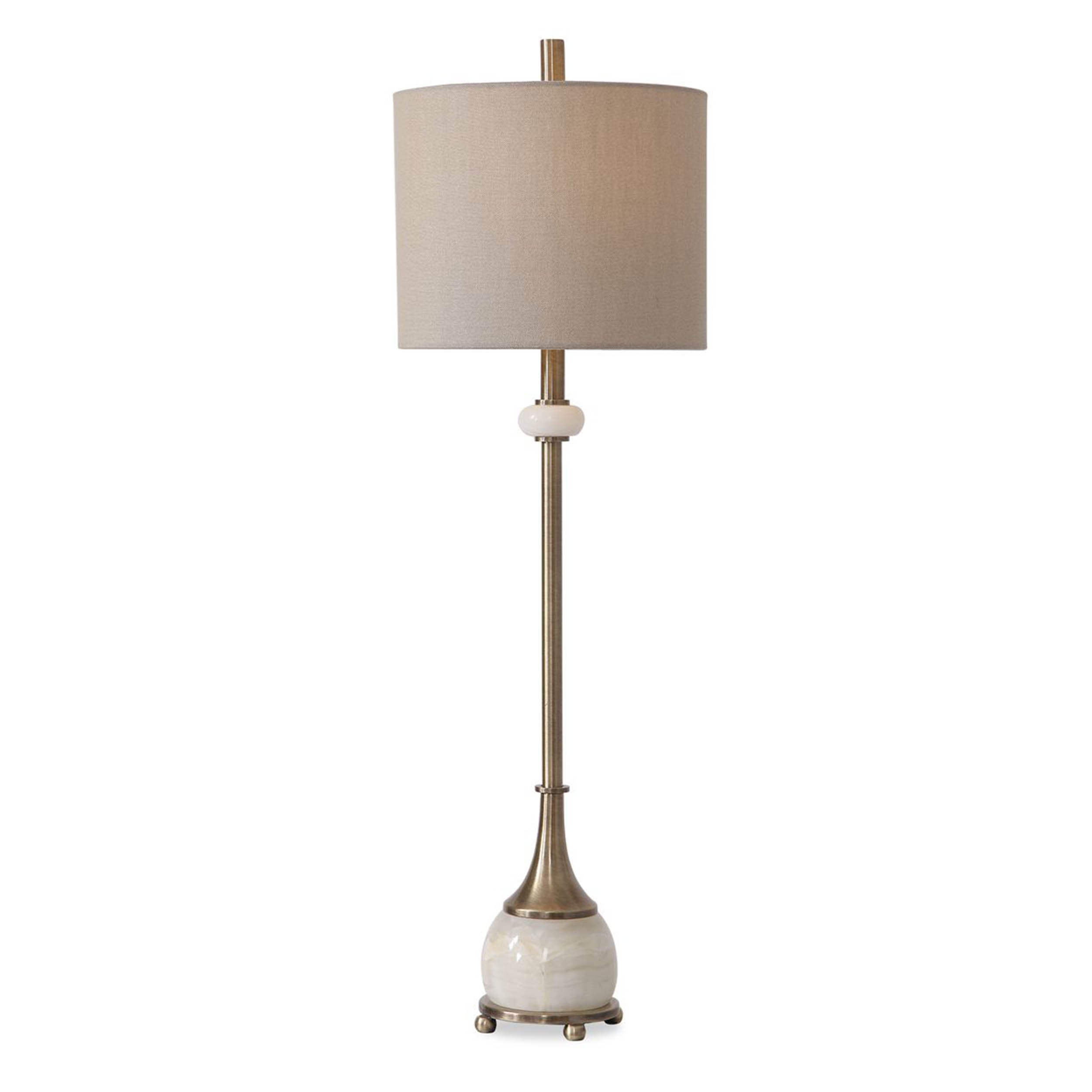 Natania Buffet Lamp, White