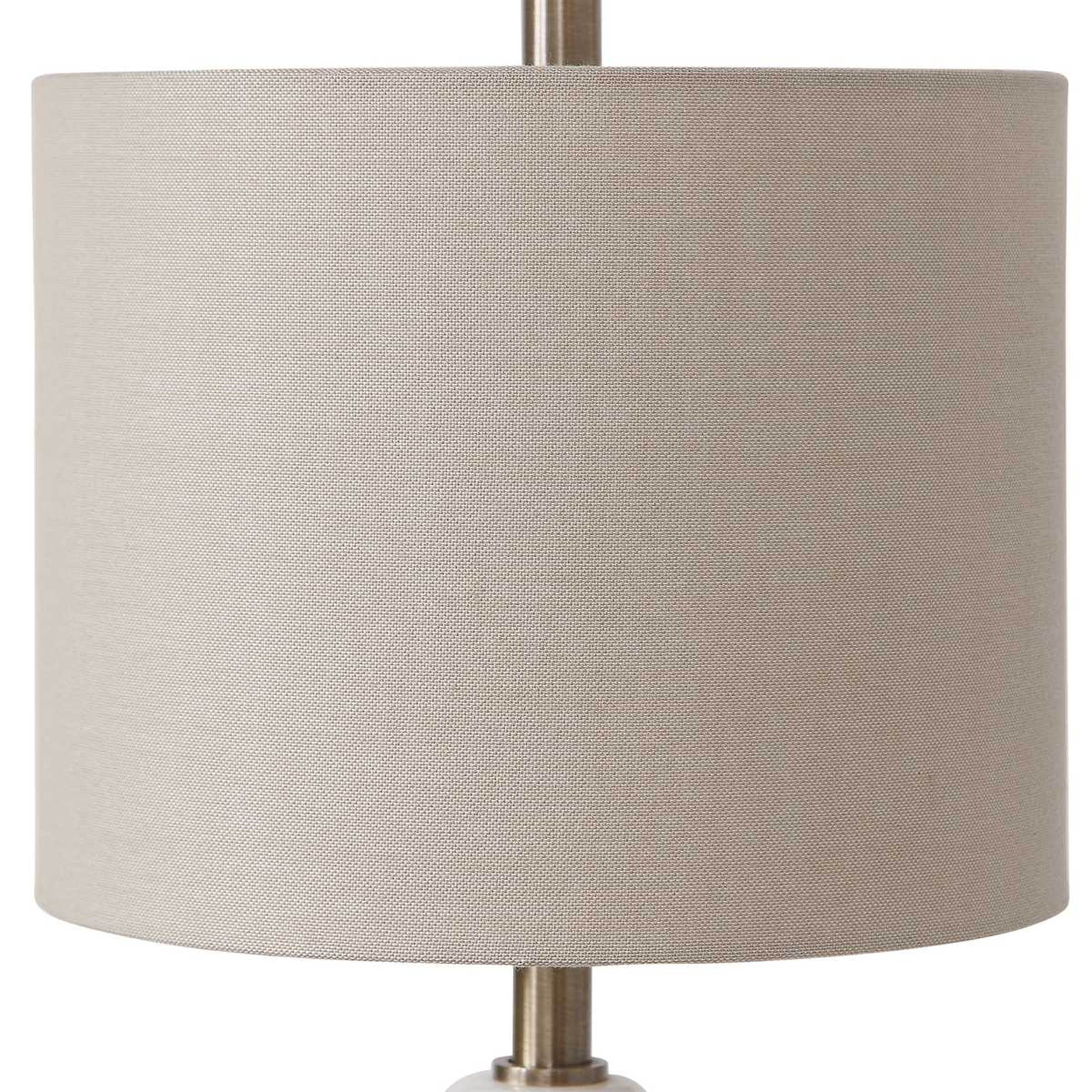 Natania Buffet Lamp, White