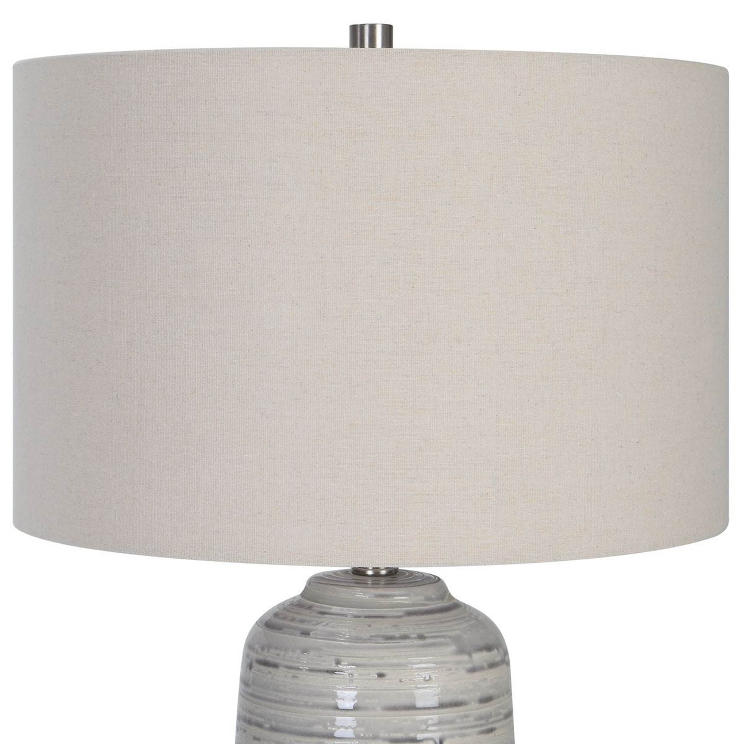 Cyclone Table Lamp, Grey