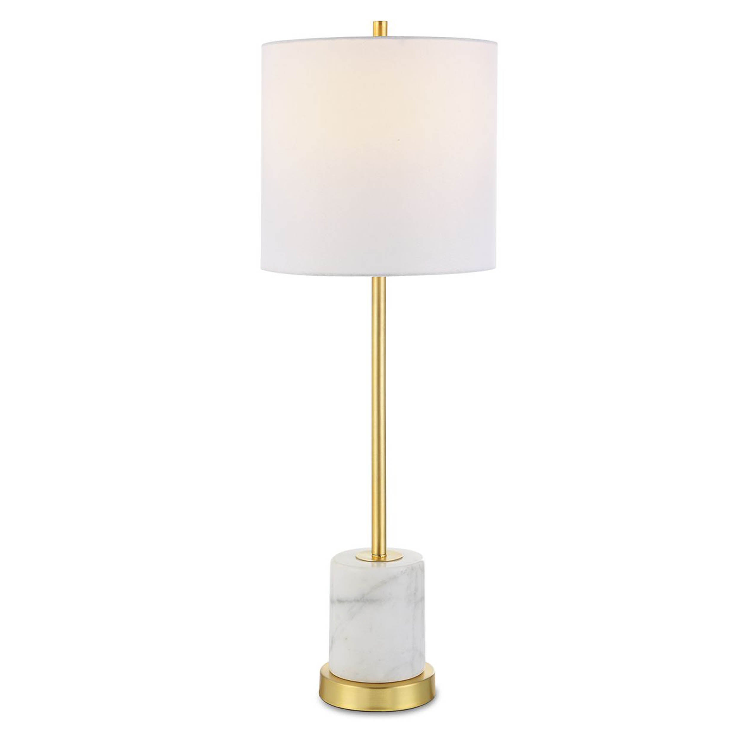 Turret Buffet Lamp, White