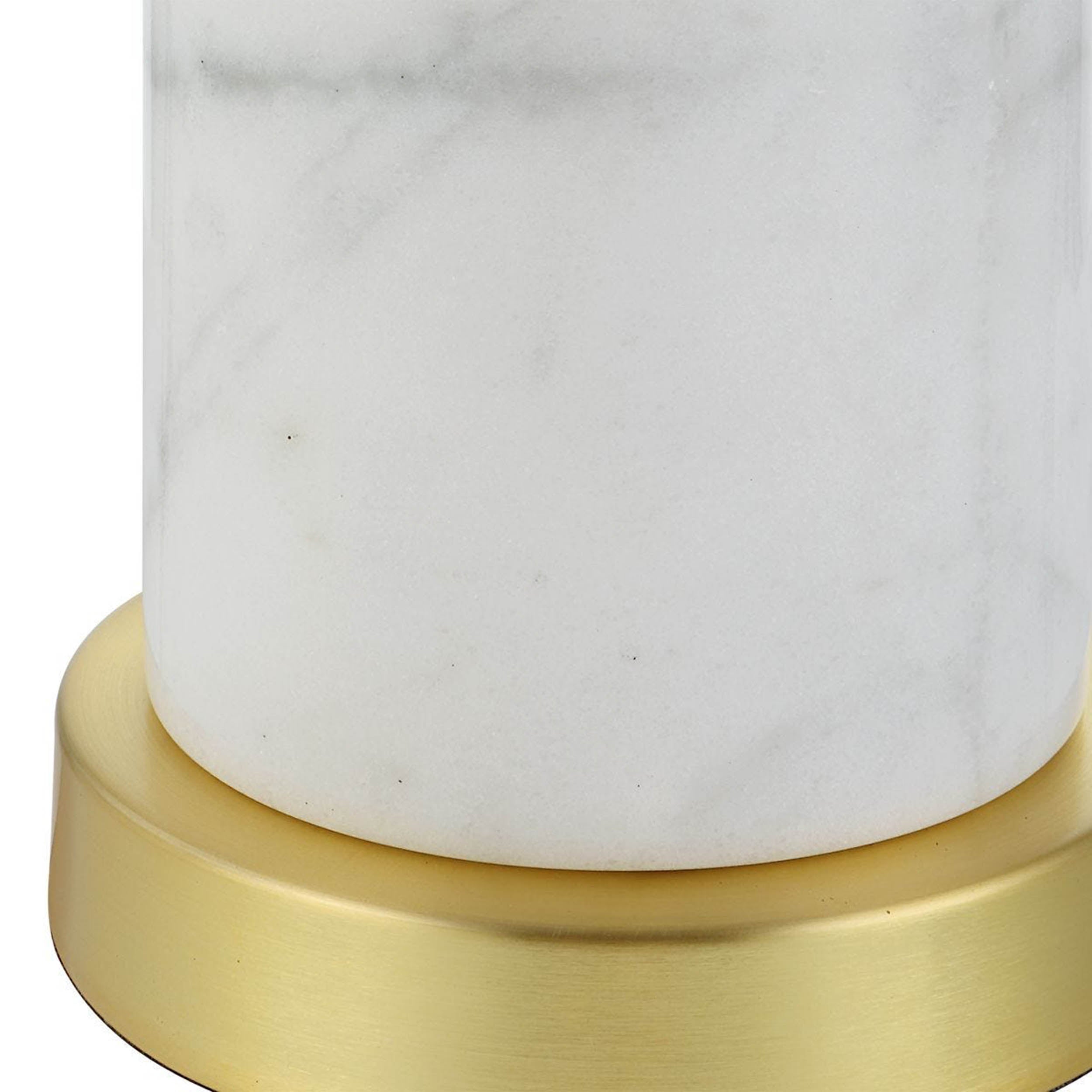 Turret Buffet Lamp, White