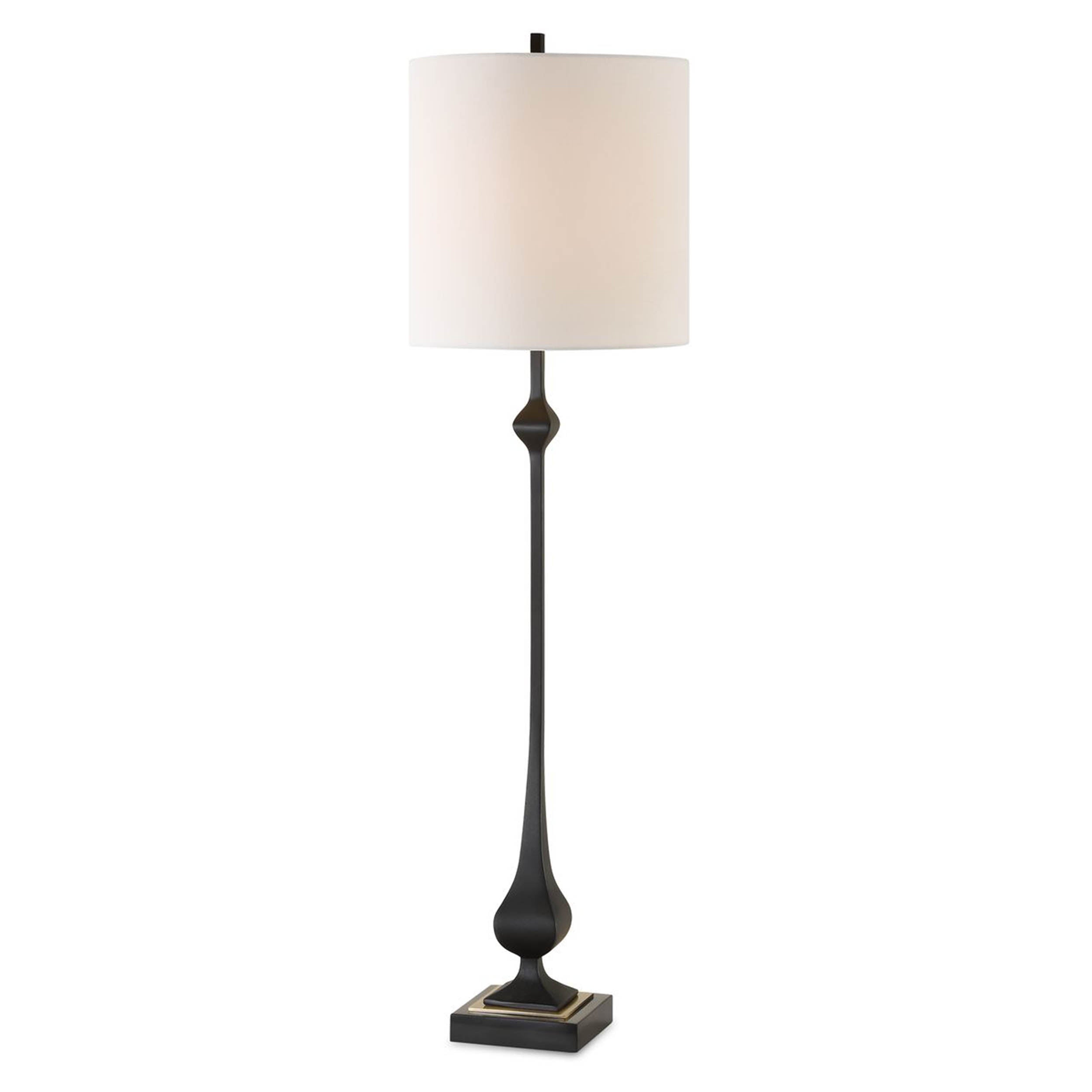 Hightower Buffet Lamp, Satin Black