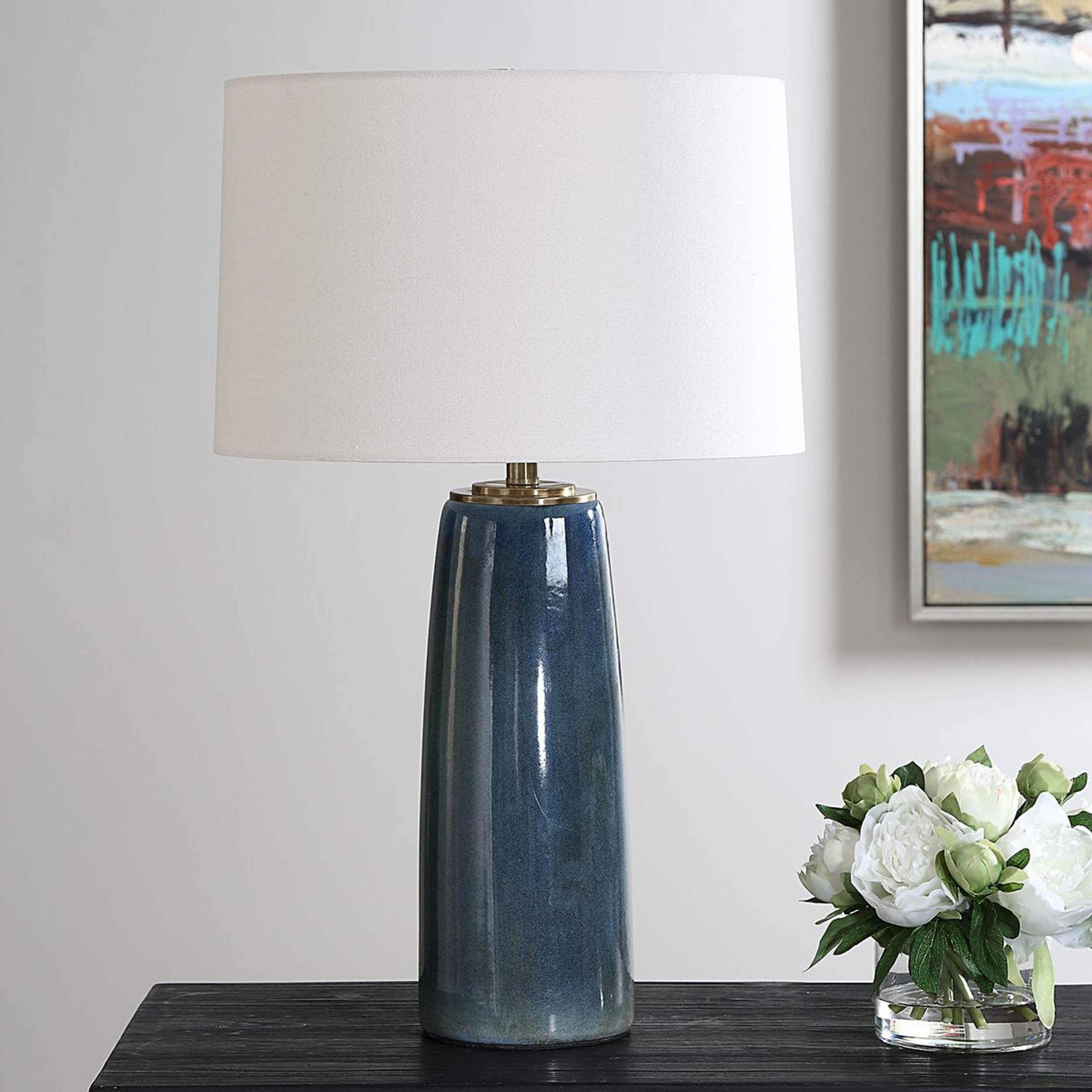 Submerged Table Lamp, Deep Blue