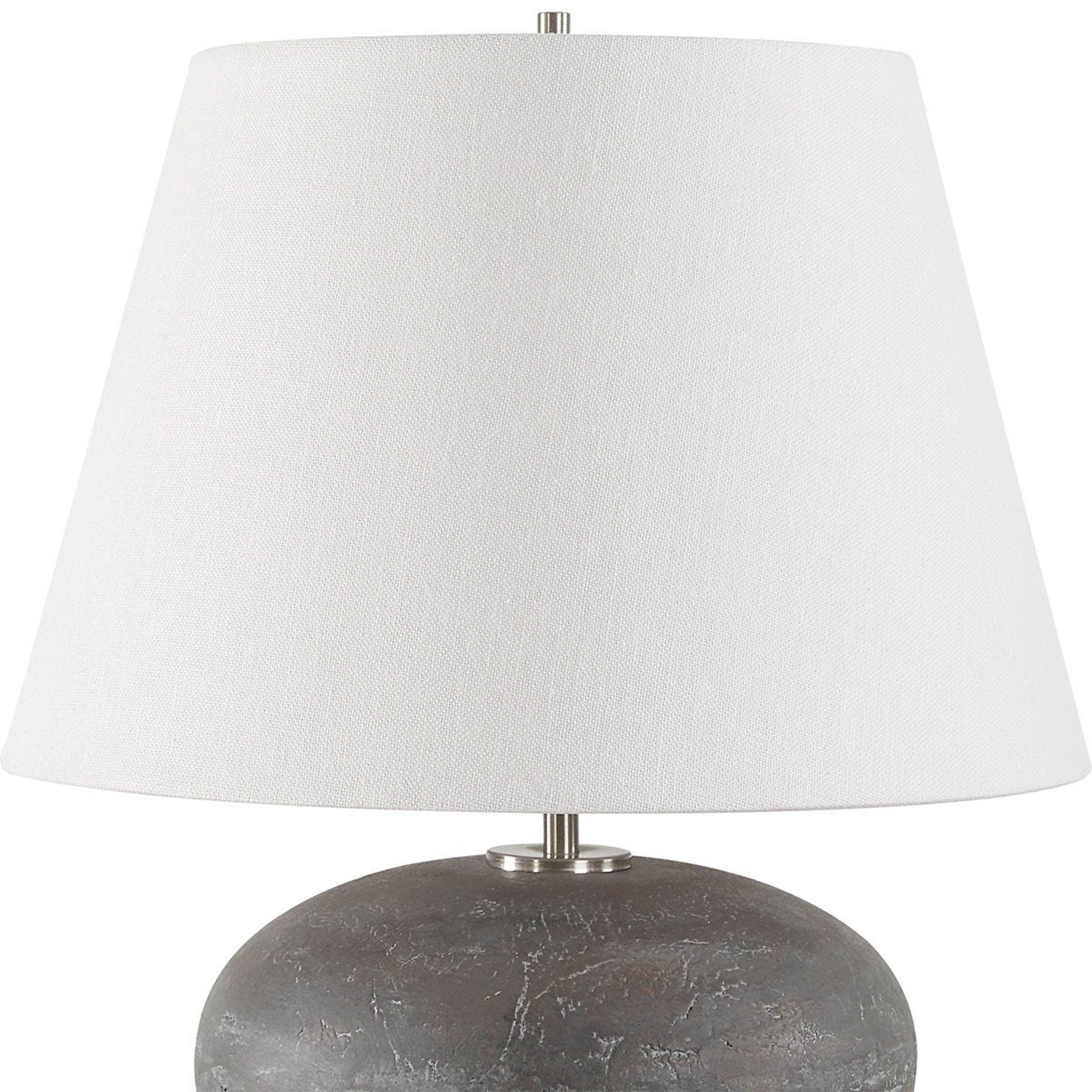 Beckley Table Lamp, Charcoal
