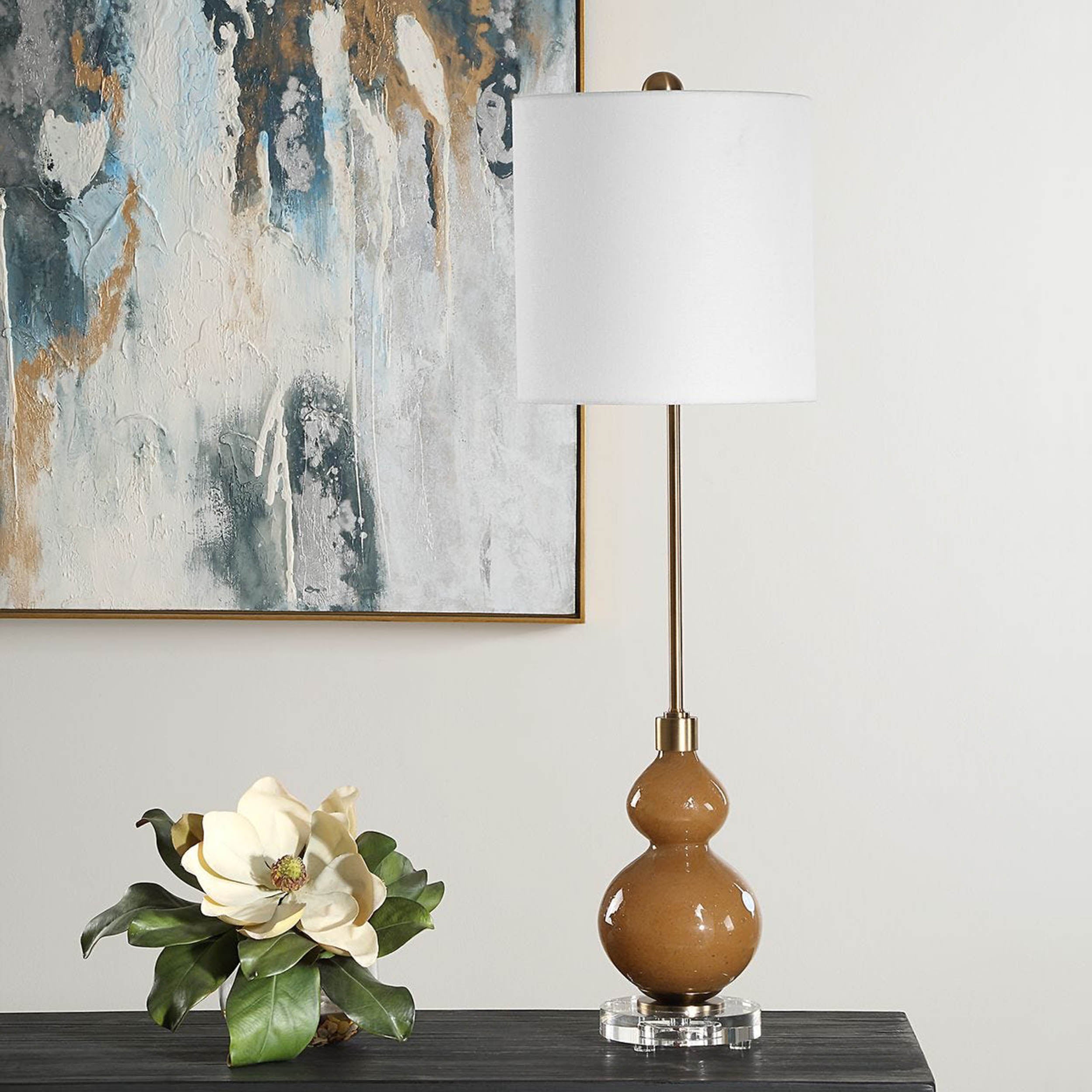 Sienna Buffet Lamp, Brown