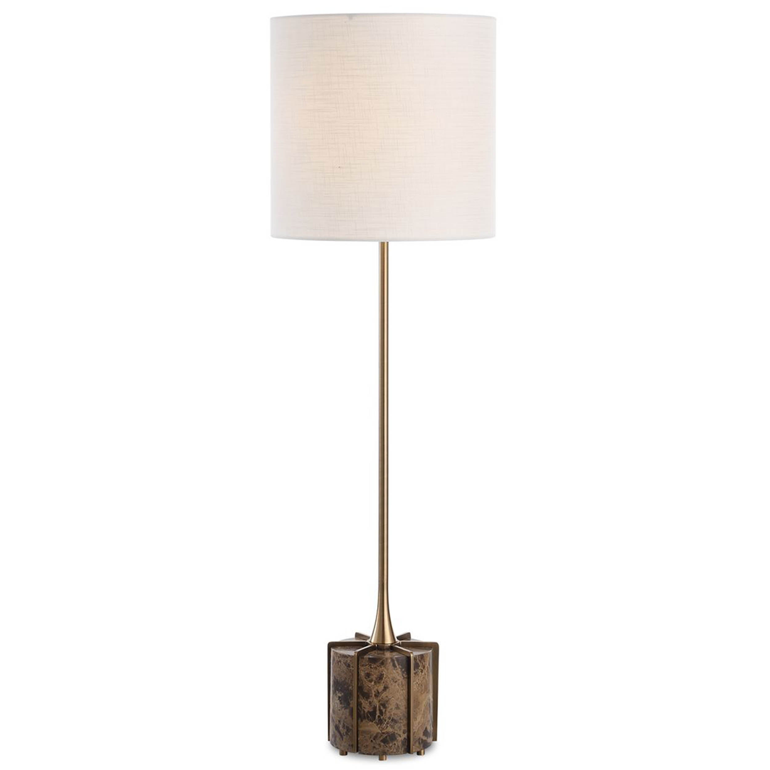 Britwell Buffet Lamp, Dark Brown