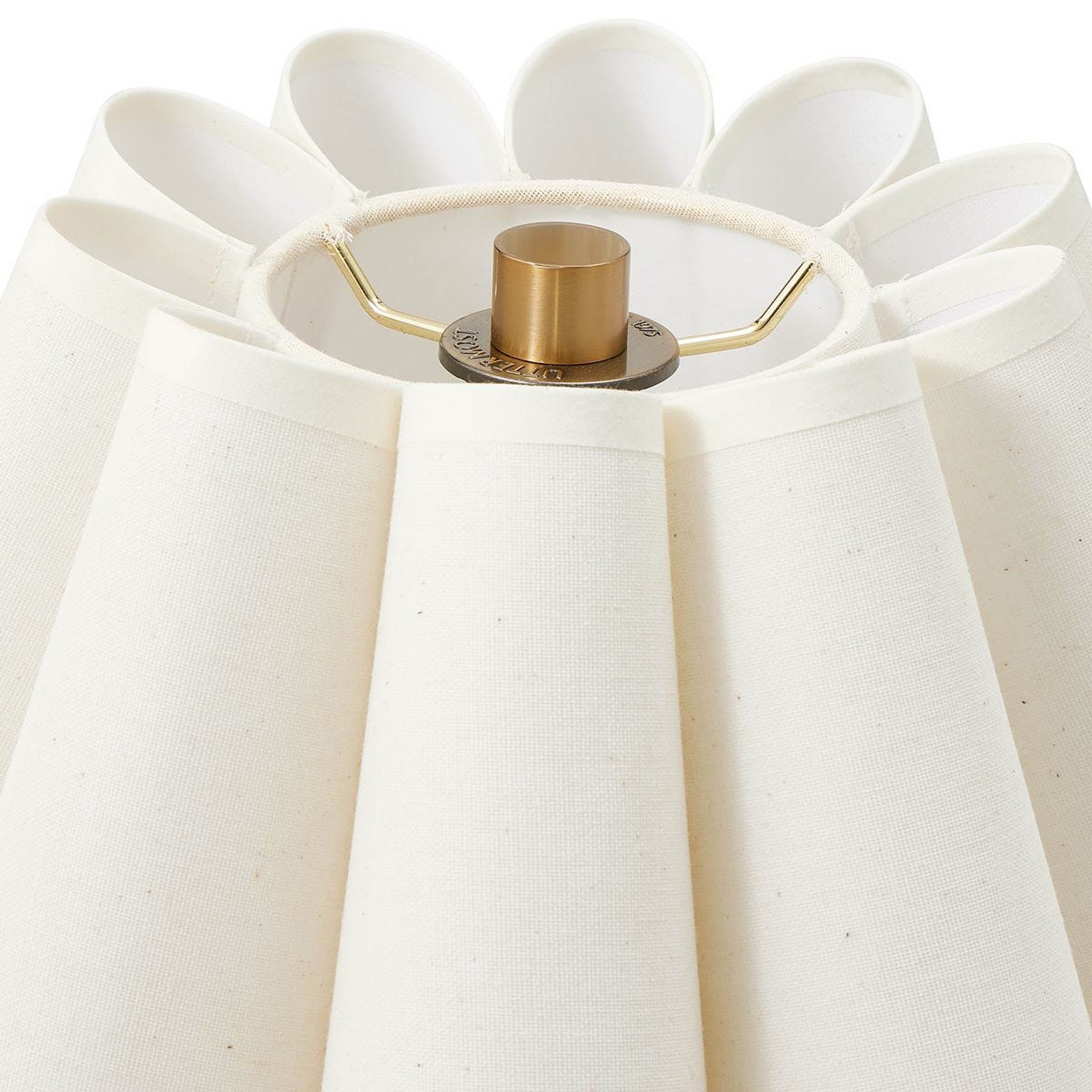 Lilabet Table Lamp, White, Brass