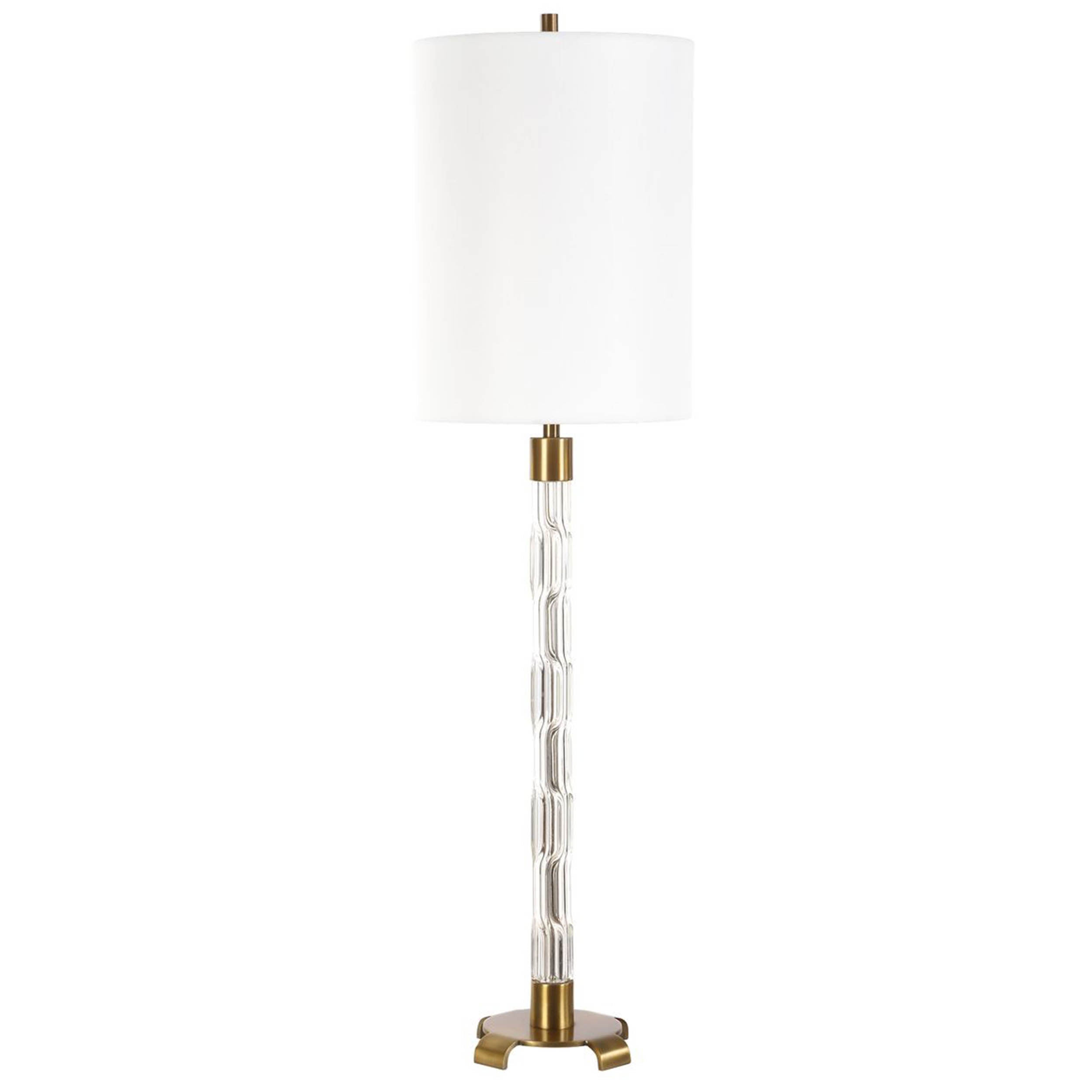 York Buffet Lamp, Clear