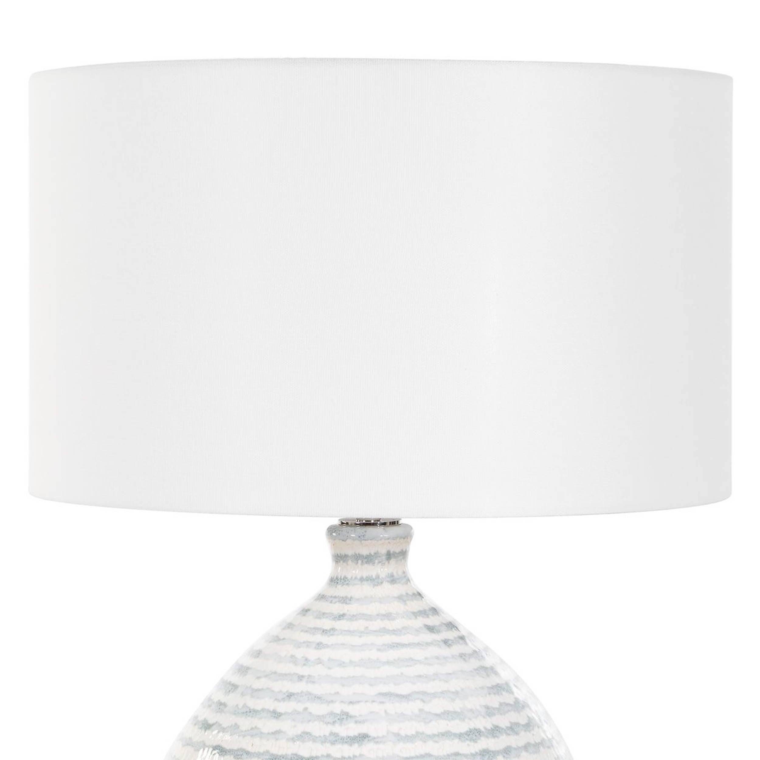 Clary Table Lamp, White