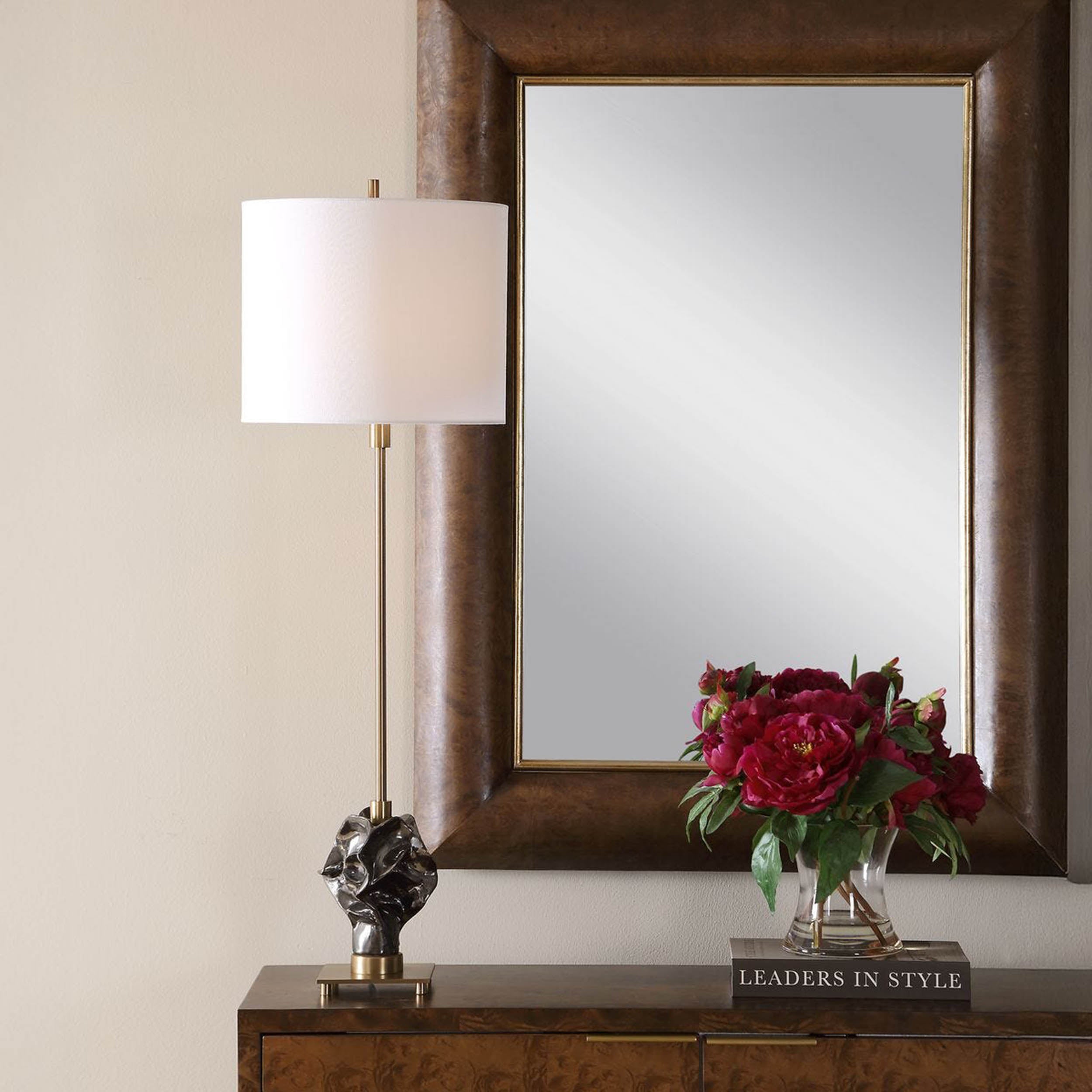 Fiori Buffet Lamp, Dark Bronze
