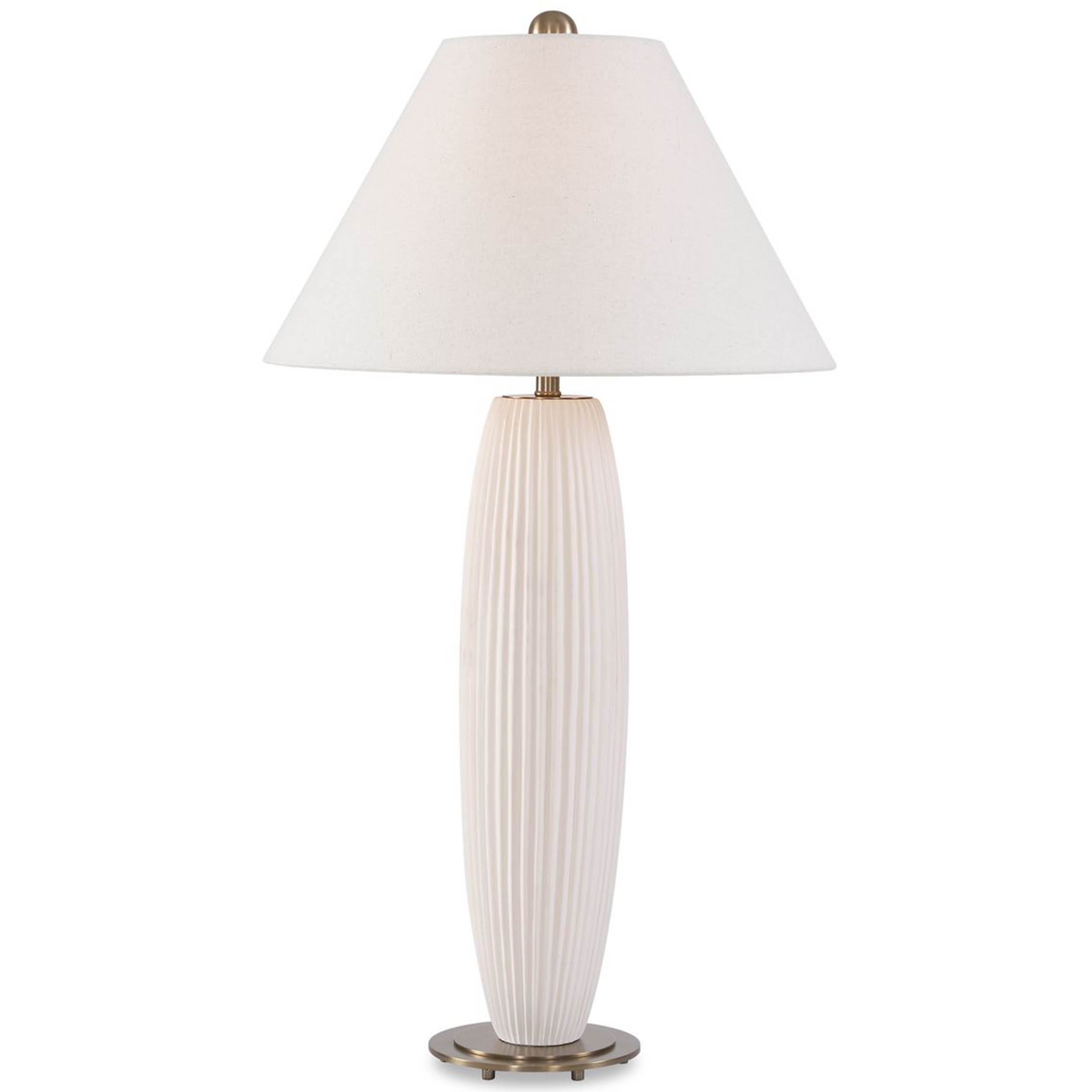 Brinsley Table Lamp, Warm Ivory