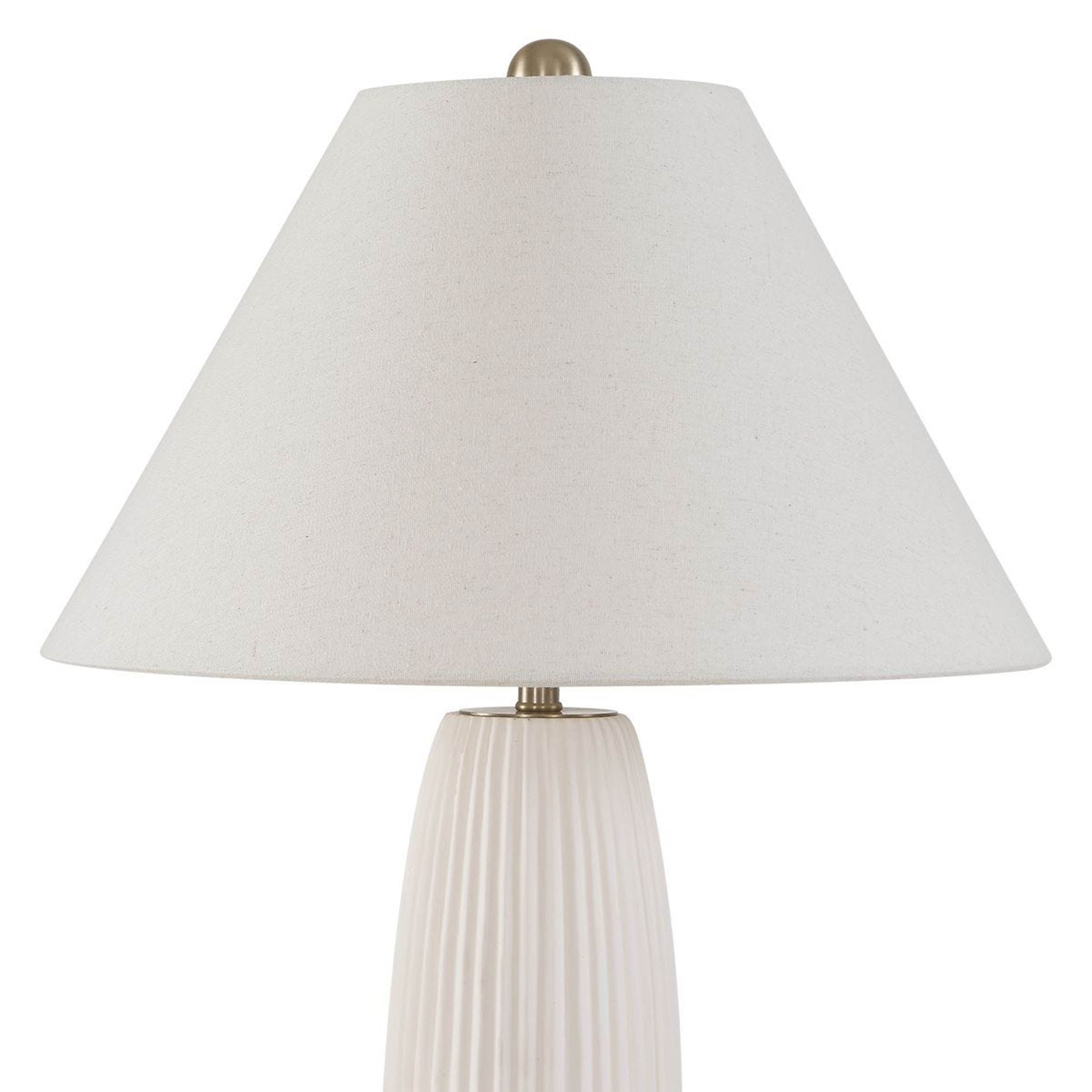 Brinsley Table Lamp, Warm Ivory