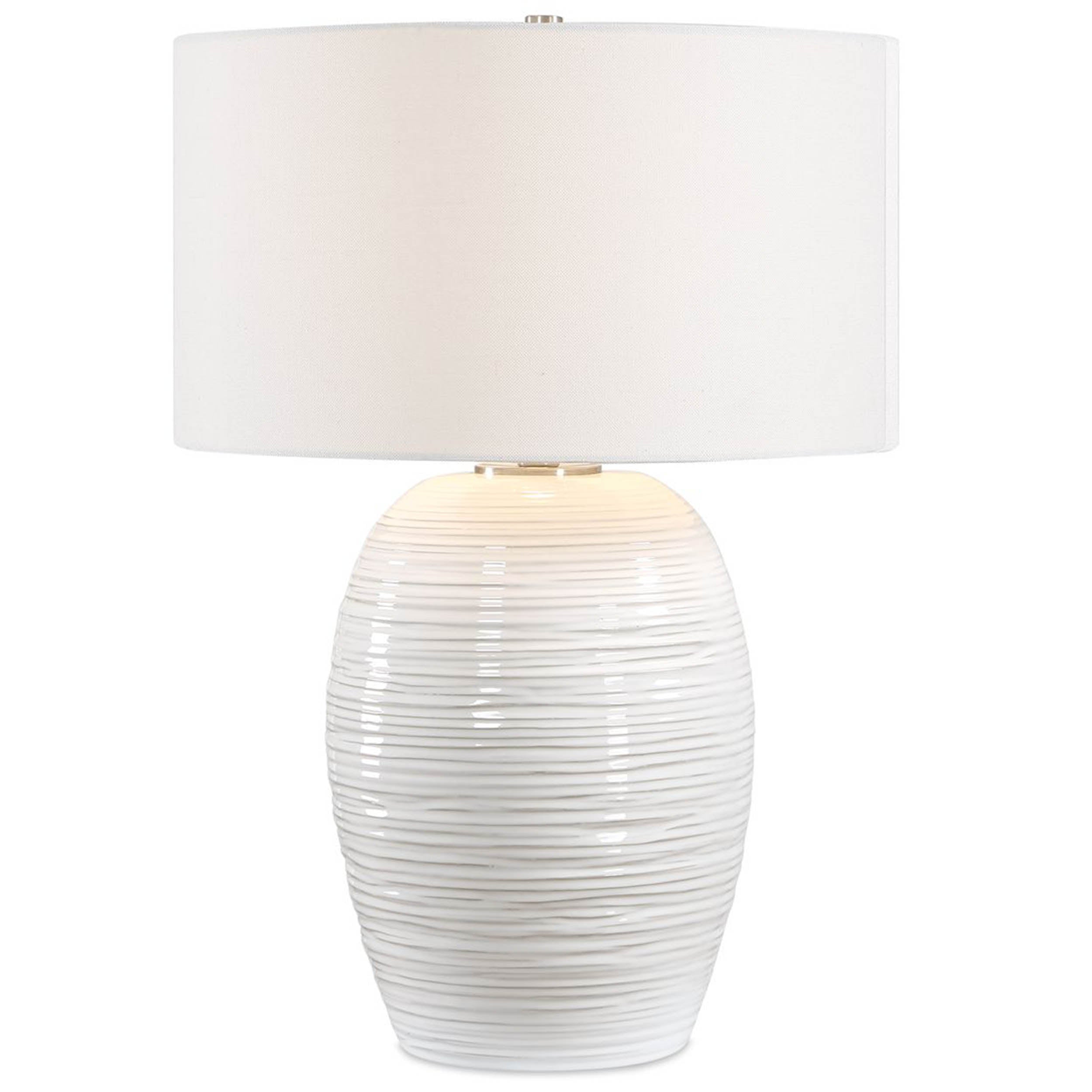 Alkman Table Lamp, White