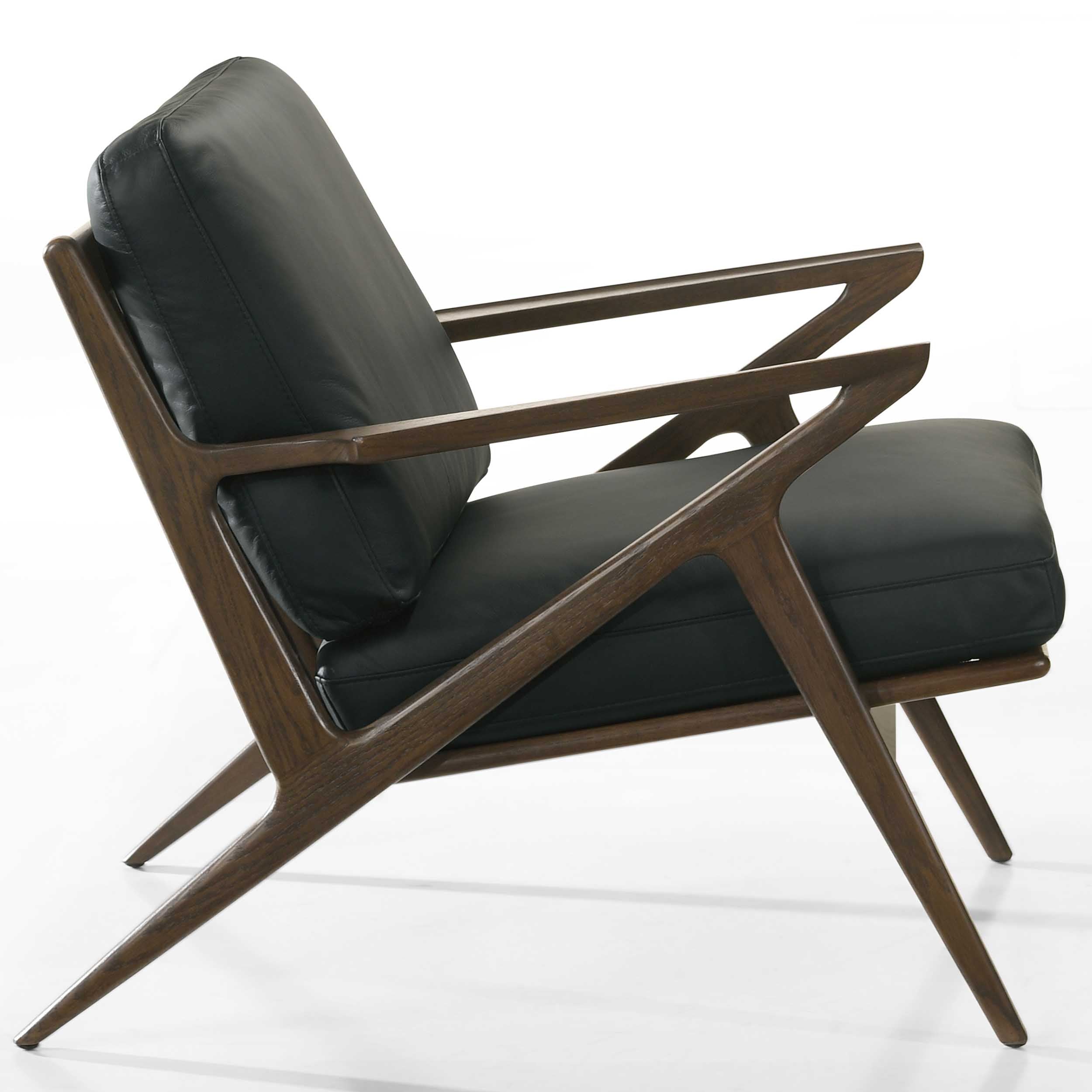 Loki 4136 Chair, Black/Moccha