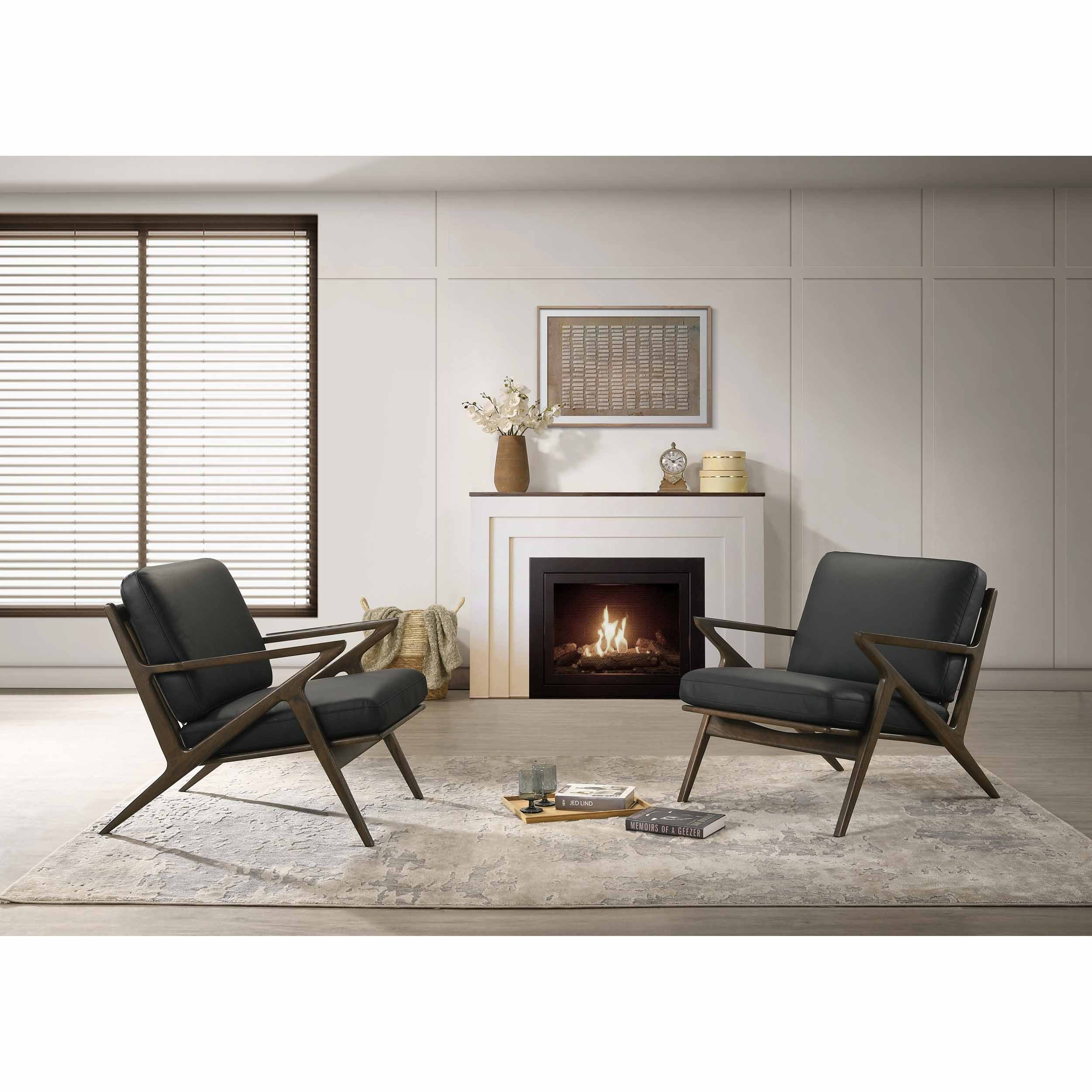 Loki 4136 Chair, Black/Moccha