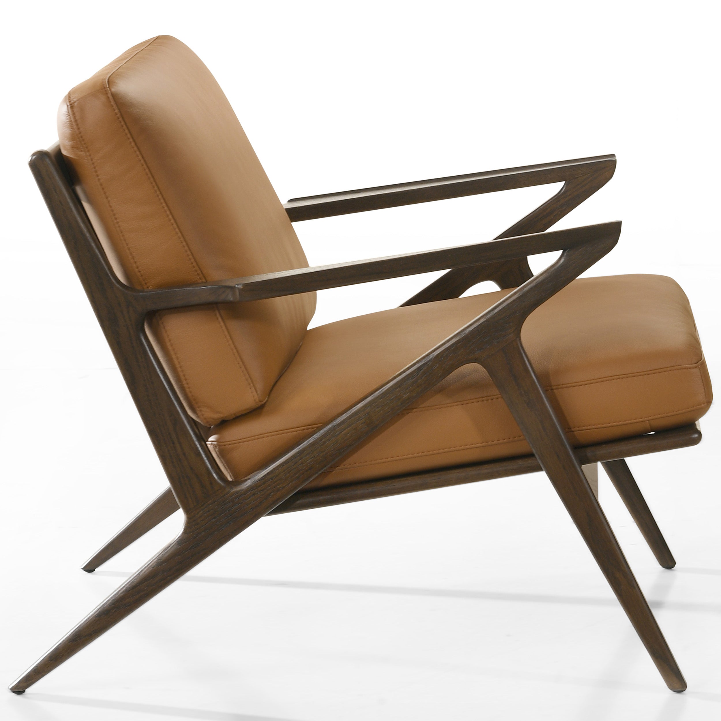 Loki 4136 Chair, Saddle/Moccha