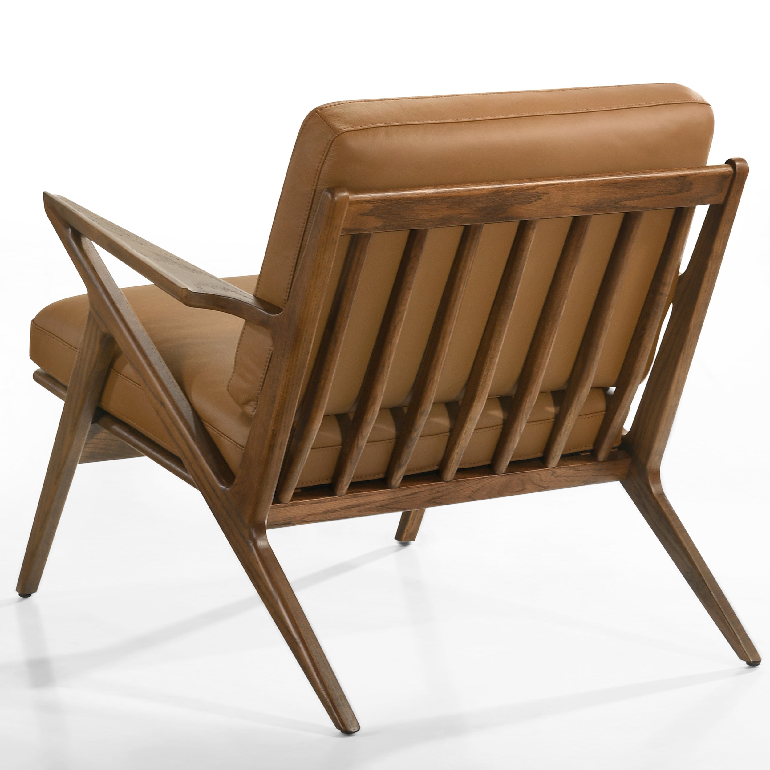 Loki 4136 Chair, Saddle/Walnut