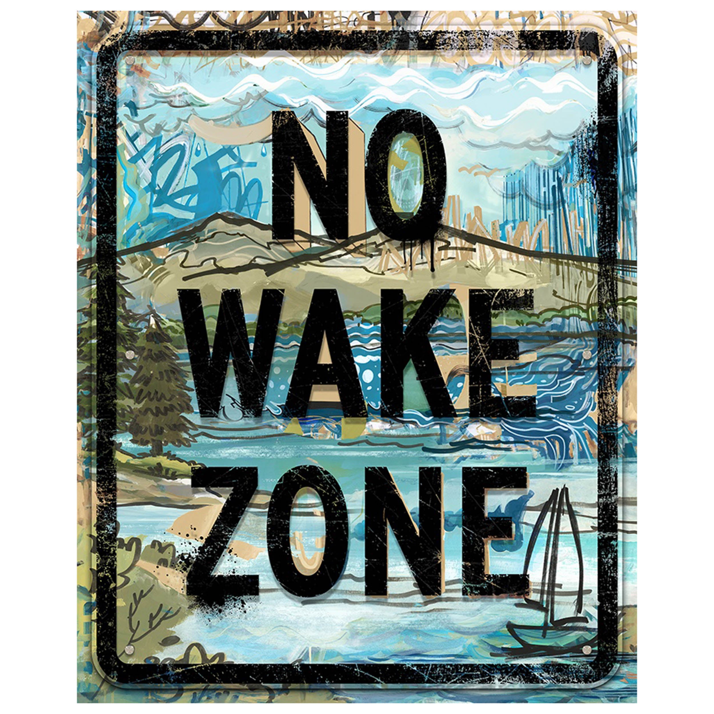 No Wake Zone Mountains